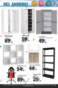 E.Leclerc folleto │ válido desde el 14.07.2025 | Página: 31 | Productos: Zapatero, Cocina, Silla, Armario