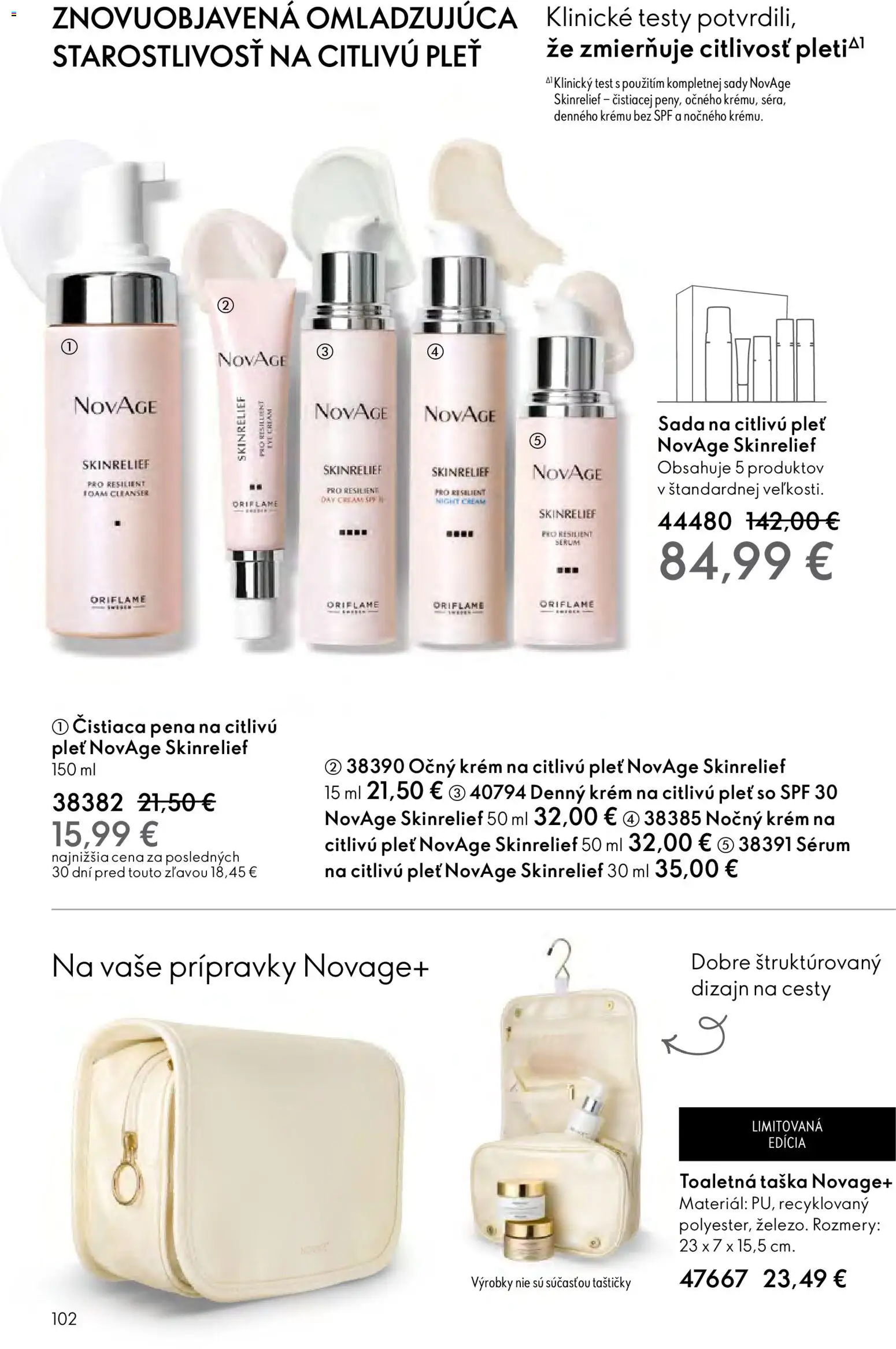 Nové Oriflame akcie – leták je platný od 21.01.2026 | Strana: 102 | Produkty: Krém, Taška
