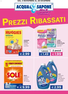 Anteprima del volantino Acqua e Sapone Prezzi Ribassati 6 catalogo valido a partire dal 03.11.2025