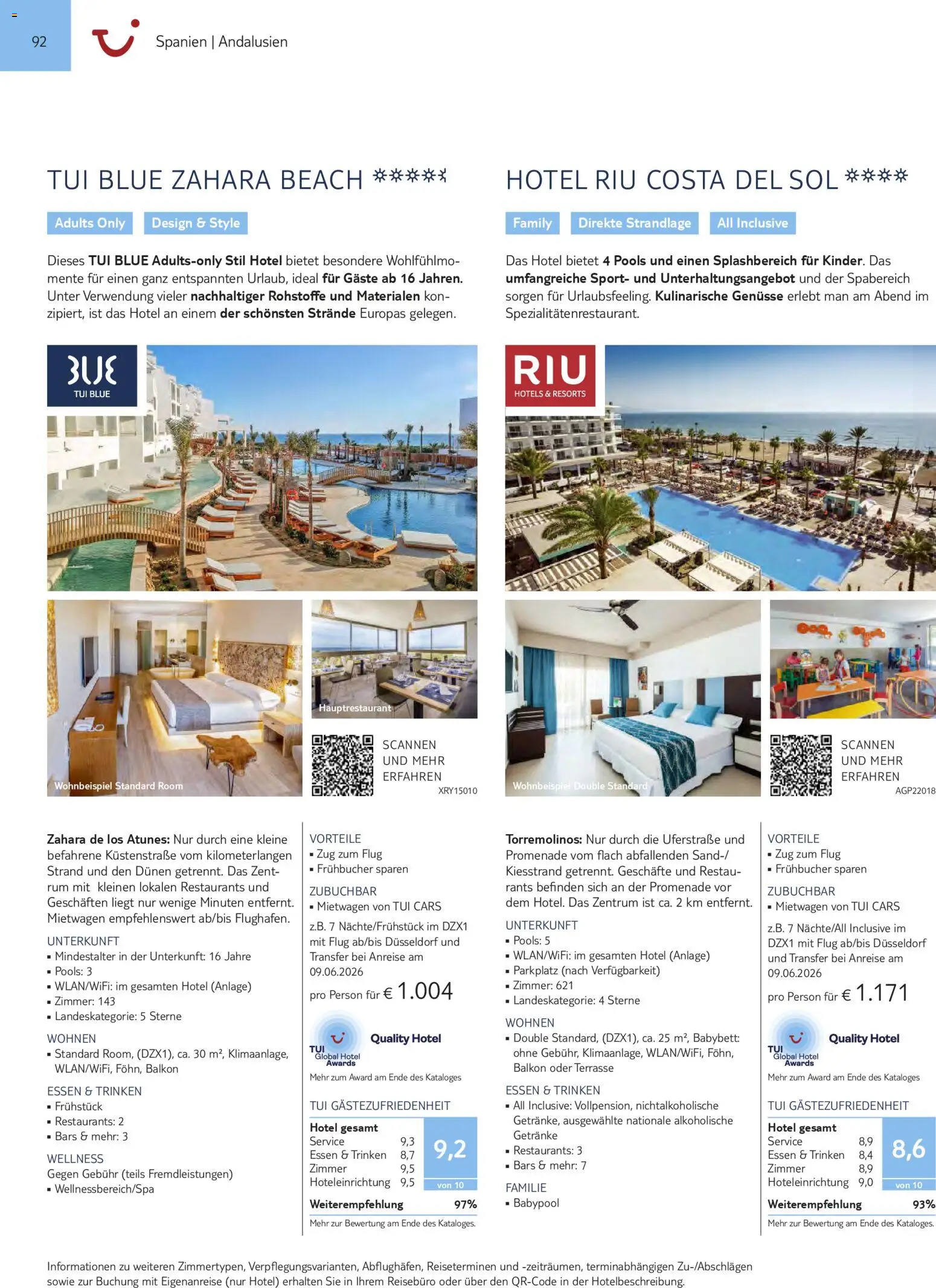 TUI Prospekt Südeuropa & Nordafrika 2026/27 – gültig ab 03.03.2026 | Seite: 92 | Produkte: Rum, Babybett