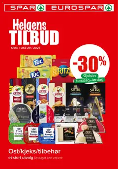 Forhåndsvisning av Spar Helgens Tilbud gyldig fra 17.07.2025