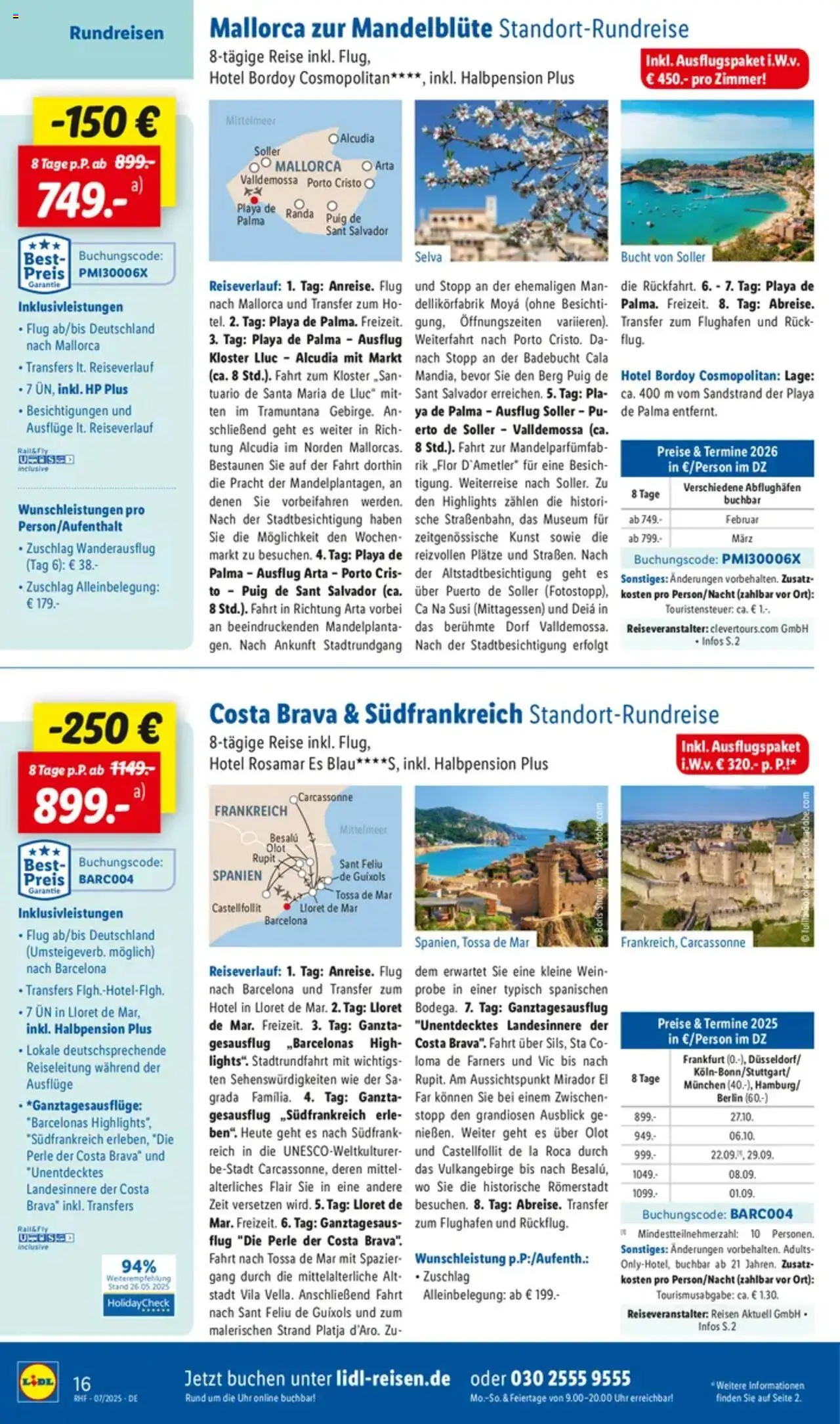 Lidl Reisen Prospekt 	 – gültig ab 28.06.2025 | Seite: 15 | Produkte: HP, Wein, Uhr