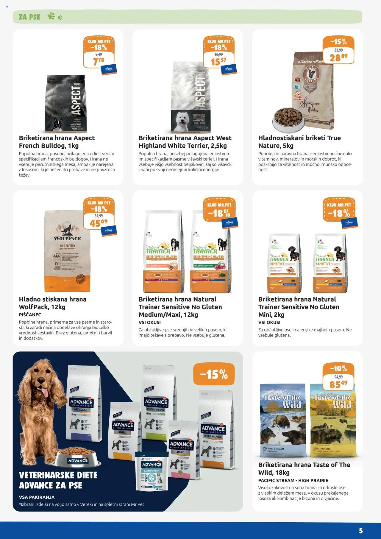 Novi Mr. Pet katalog ponudbe – veljaven od 01.10.2025 | Stran: 5