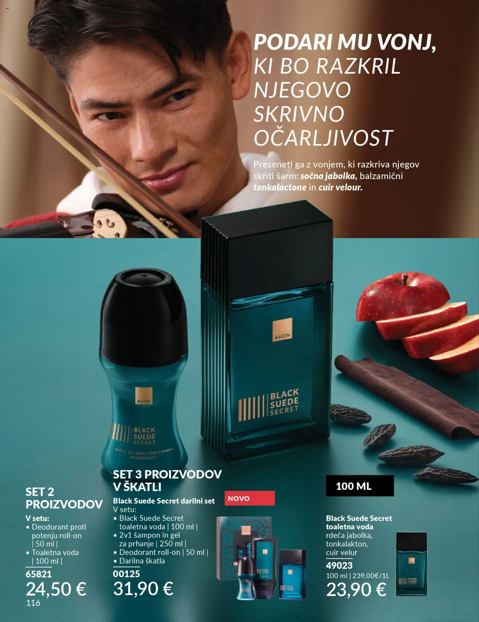 Novi Avon katalog ponudbe – veljaven od 01.10.2025 | Stran: 116 | Izdelki: Sampon, Deodorant, Voda, Toaletna voda