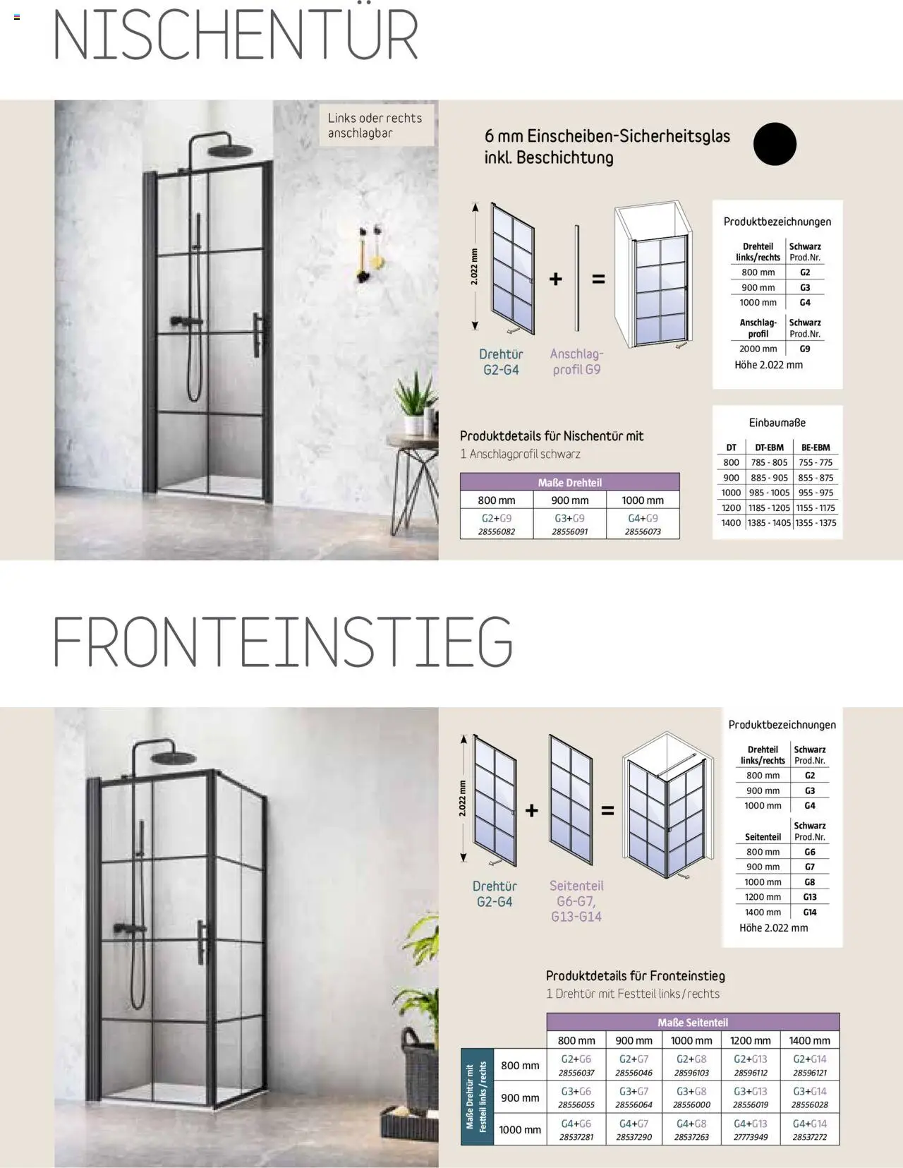 Bauhaus Camargue Duschwandsystem 2024 gültig ab 28.08.2024 | Seite: 54