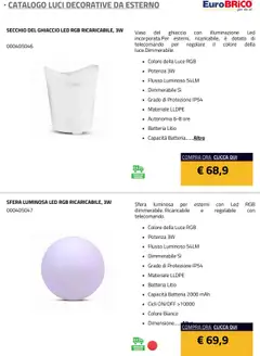 Volantino Eurobrico del 23.07.2025 | Pagina: 17 | Prodotti: Telecomando, Secchio, Batteria, Vaso