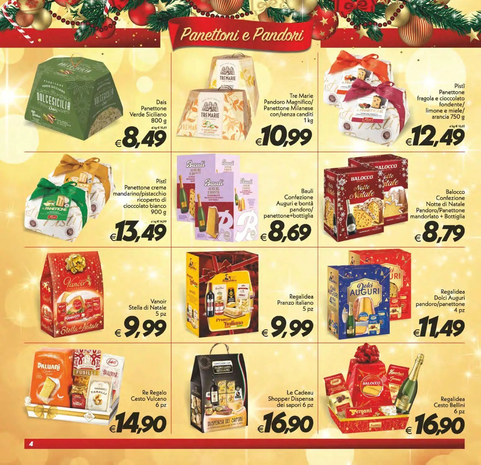 Volantino SuperConveniente del 16.12.2025 | Pagina: 4 | Prodotti: Cioccolato, Fusilli, Arancia, Taralli
