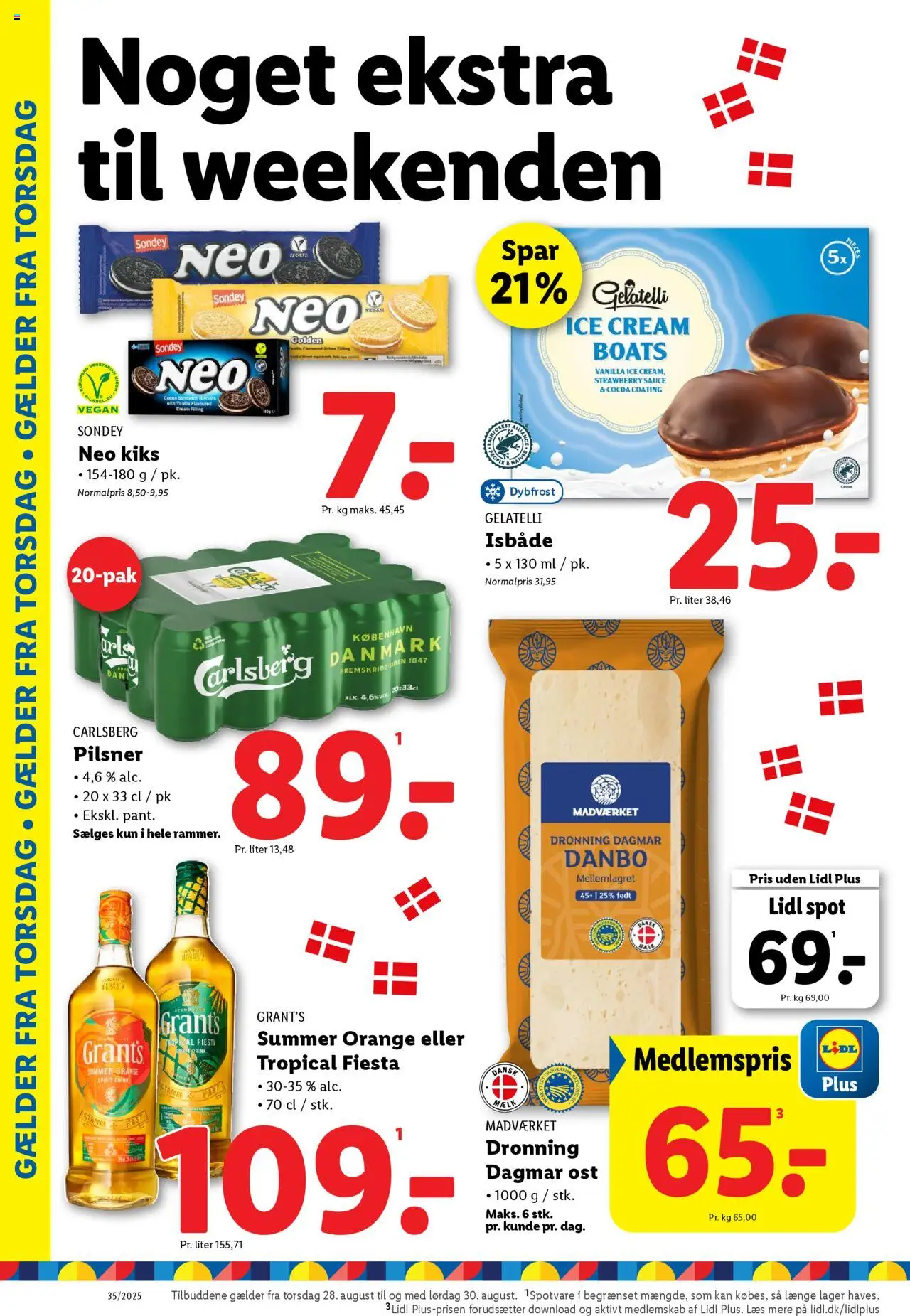 Lidl Tilbudsavis gyldig fra 24.08.2025 | Side: 28 | Produkter: Ost, Søm