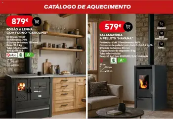 Pré-visualização BricoMarché - Catálogo Aquecimento 12p válido de 06.11.2025 | Página: 12 | Produtos: Forno, Fogão