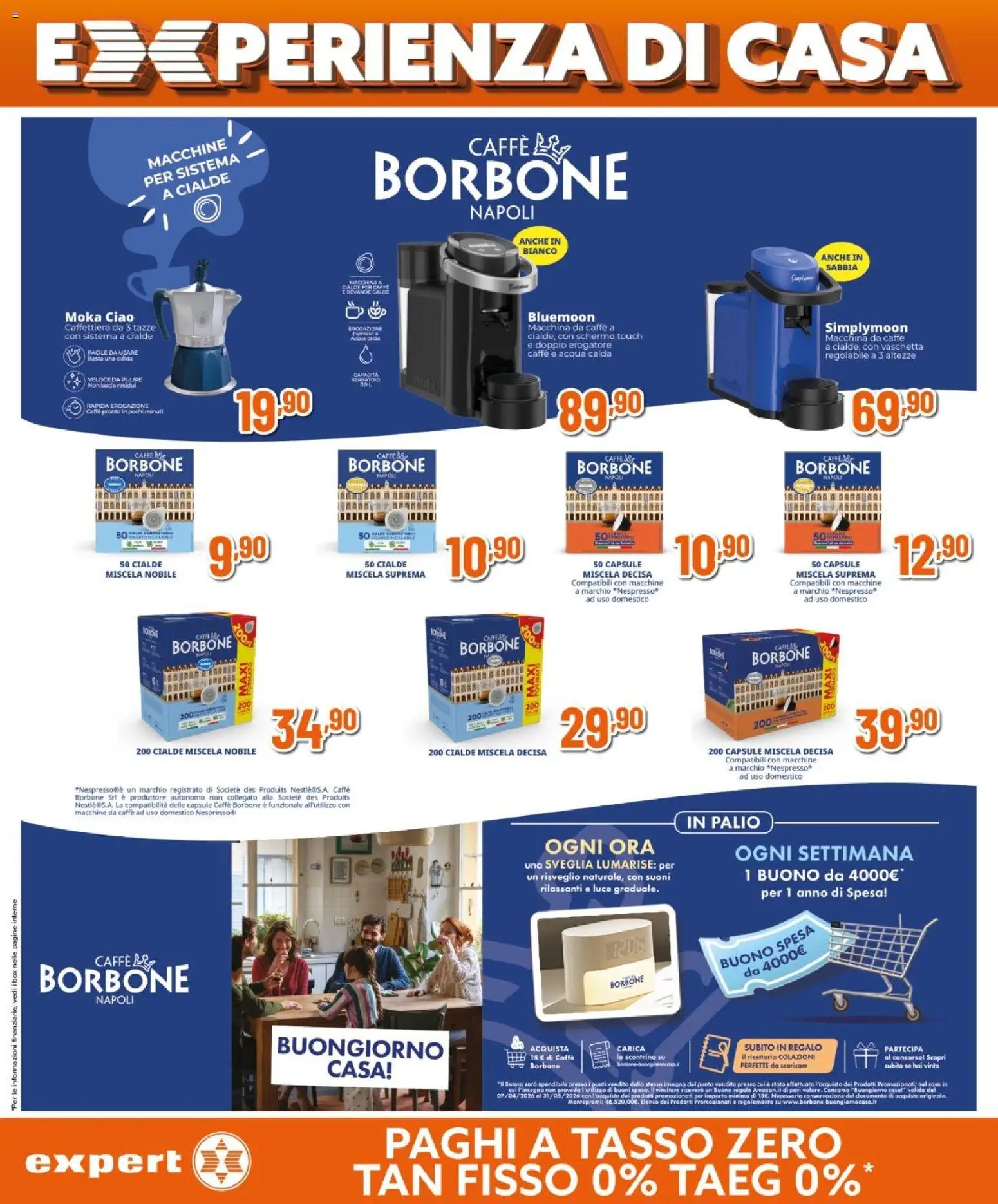 Volantino Expert del 09.04.2026 | Pagina: 21 | Prodotti: Schermo, Macchina da caffe, Caffettiera, Acqua