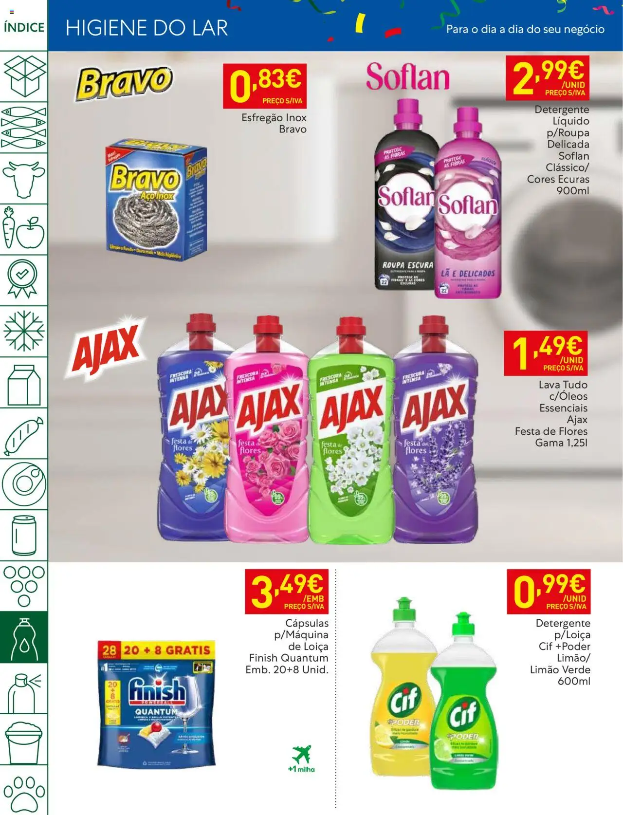 Recheio folheto │ válido de 07.10.2025 | Página: 38 | Produtos: Esfregão, Flores, Detergente