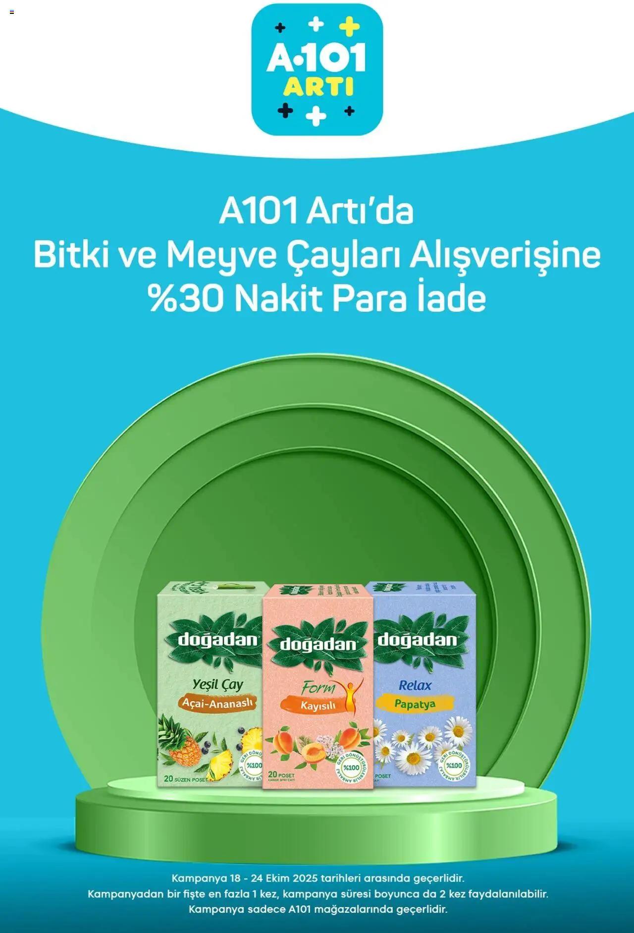 A101 Arti - 18.10.2025 tarihinden itibaren geçerlidir | Sayfa: 2 | Ürünler: Çay, Meyve