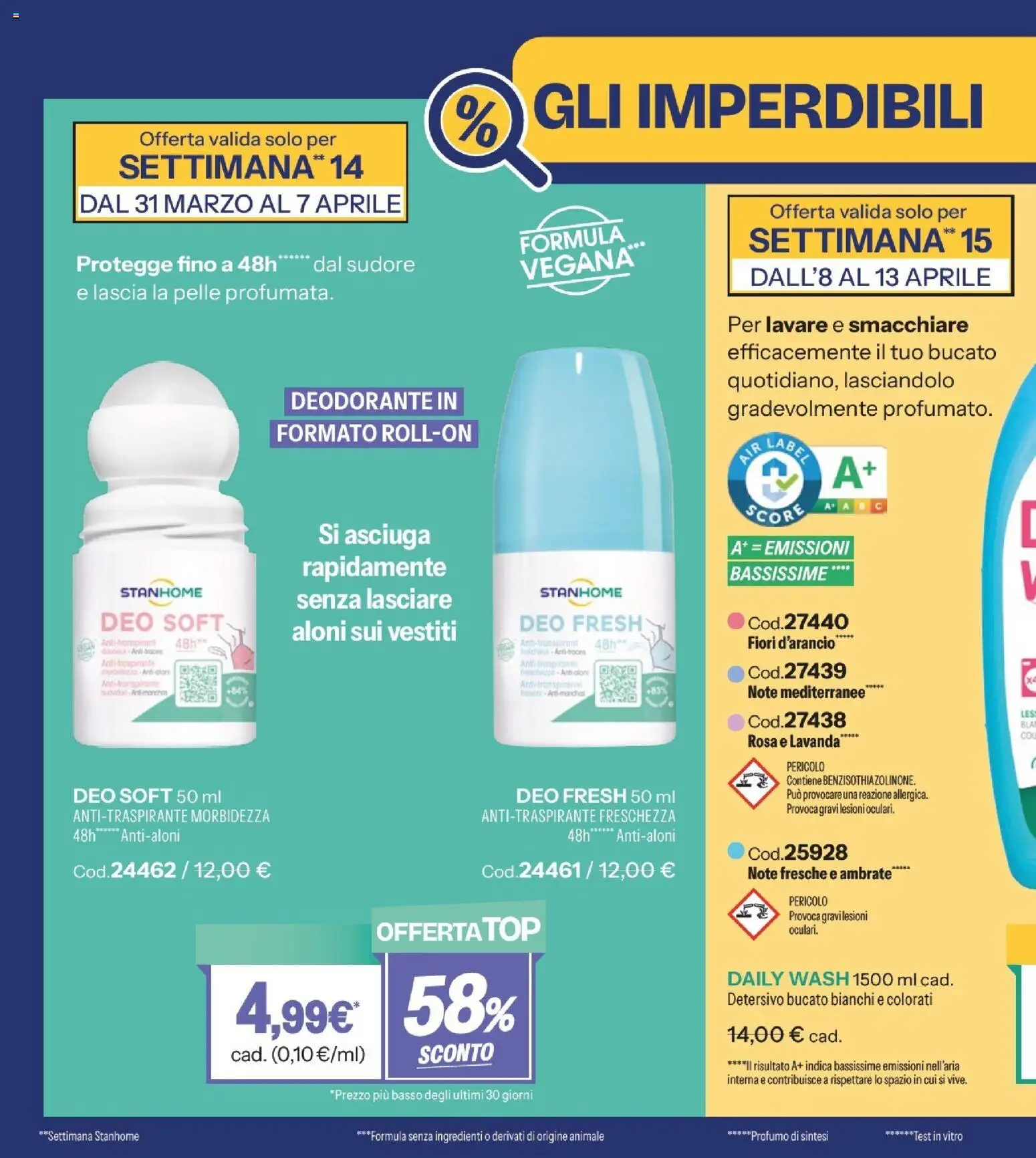 Volantino Stanhome del 31.03.2026 | Pagina: 2 | Prodotti: Deodorante, Antitraspirante, Lavanda, Profumo
