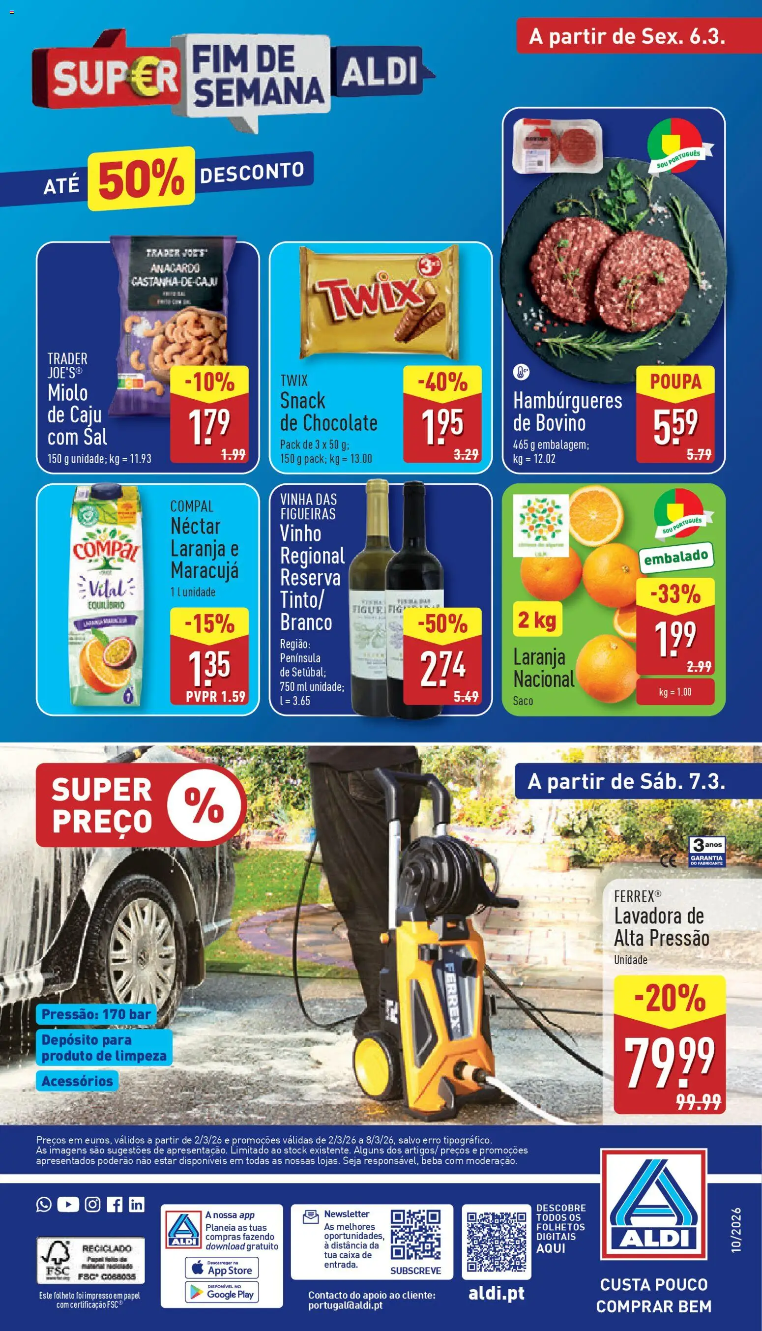 Aldi folheto │ válido de 02.03.2026 | Página: 32 | Produtos: Sal, Caixa, Chocolate, Vinho
