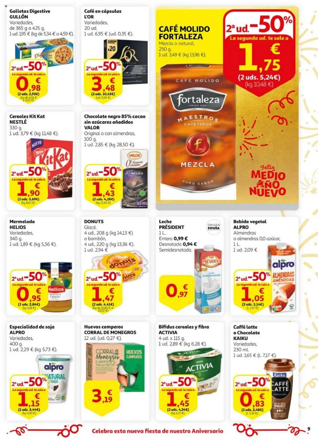 Alcampo - SM Arroyomolinos  │ válido desde el 03.06.2025 | Página: 9 | Productos: Cereales, Té, Galletas, Φρυγανιές σικάλεως