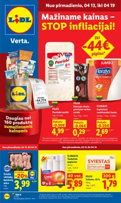 LIDL leidinys galioja nuo 13.04.2026
