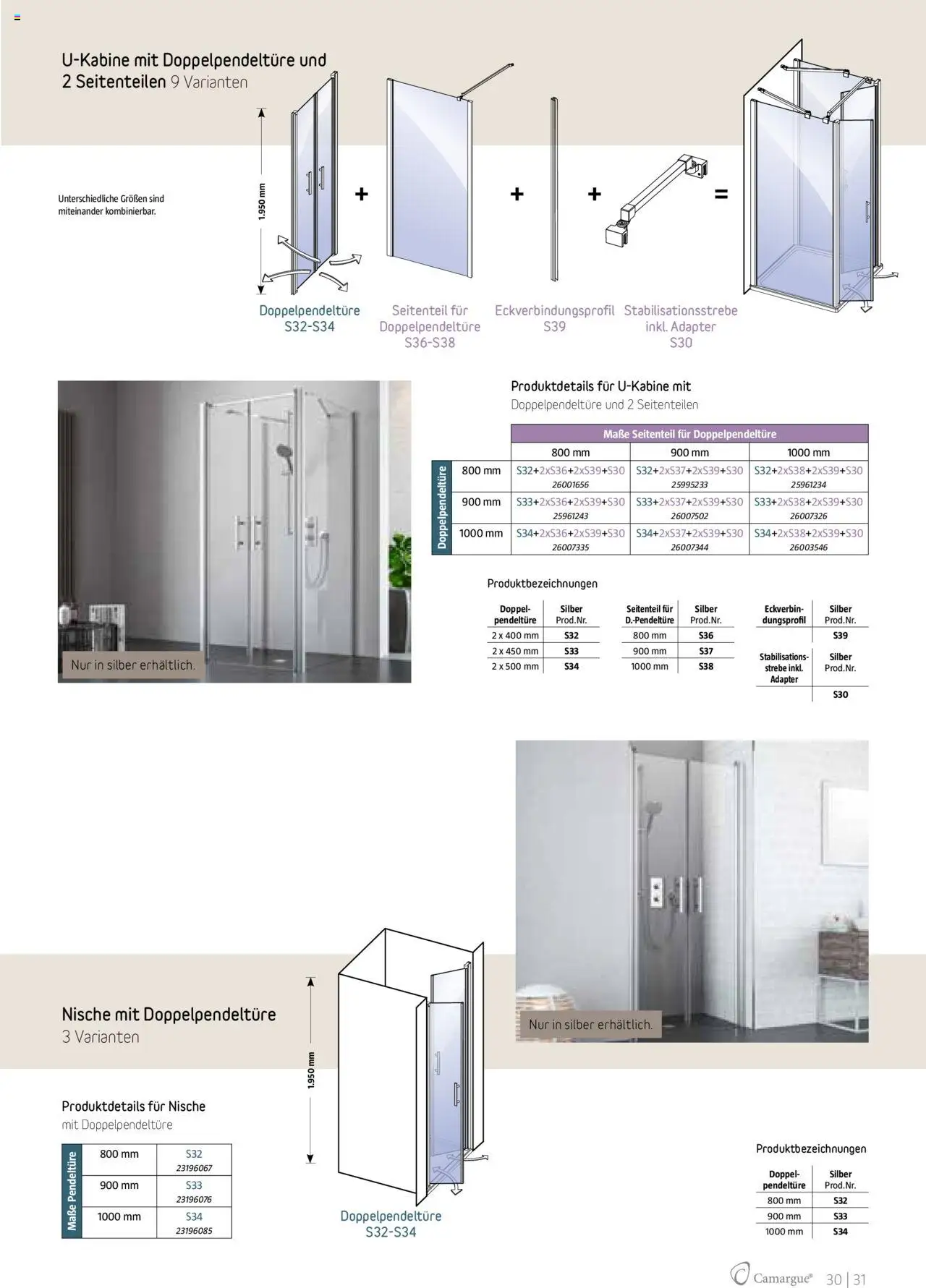 Bauhaus Camargue Duschwandsystem 2024 gültig ab 28.08.2024 | Seite: 31 | Produkte: Adapter