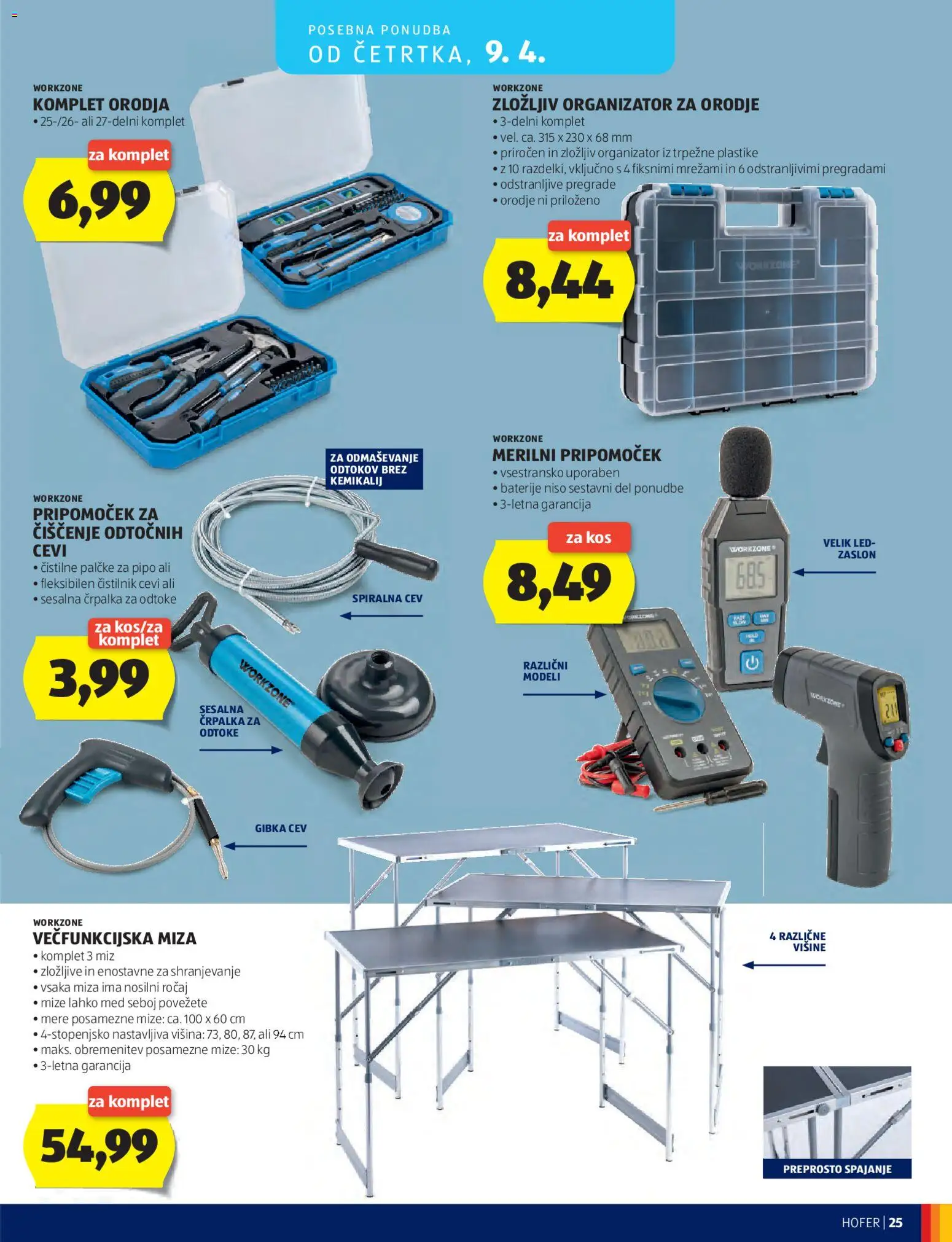 Novi Hofer katalog ponudbe – veljaven od 01.04.2026 | Stran: 25