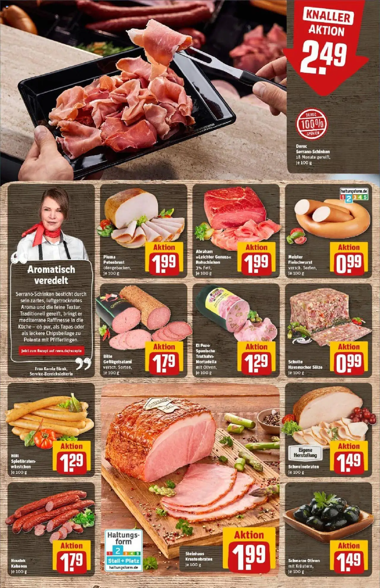 Rewe prospekt Heppenheim	 - gültig ab dem 13.07.2025 | Seite: 10 | Produkte: Küche, Salami, Serrano schinken, Schinken