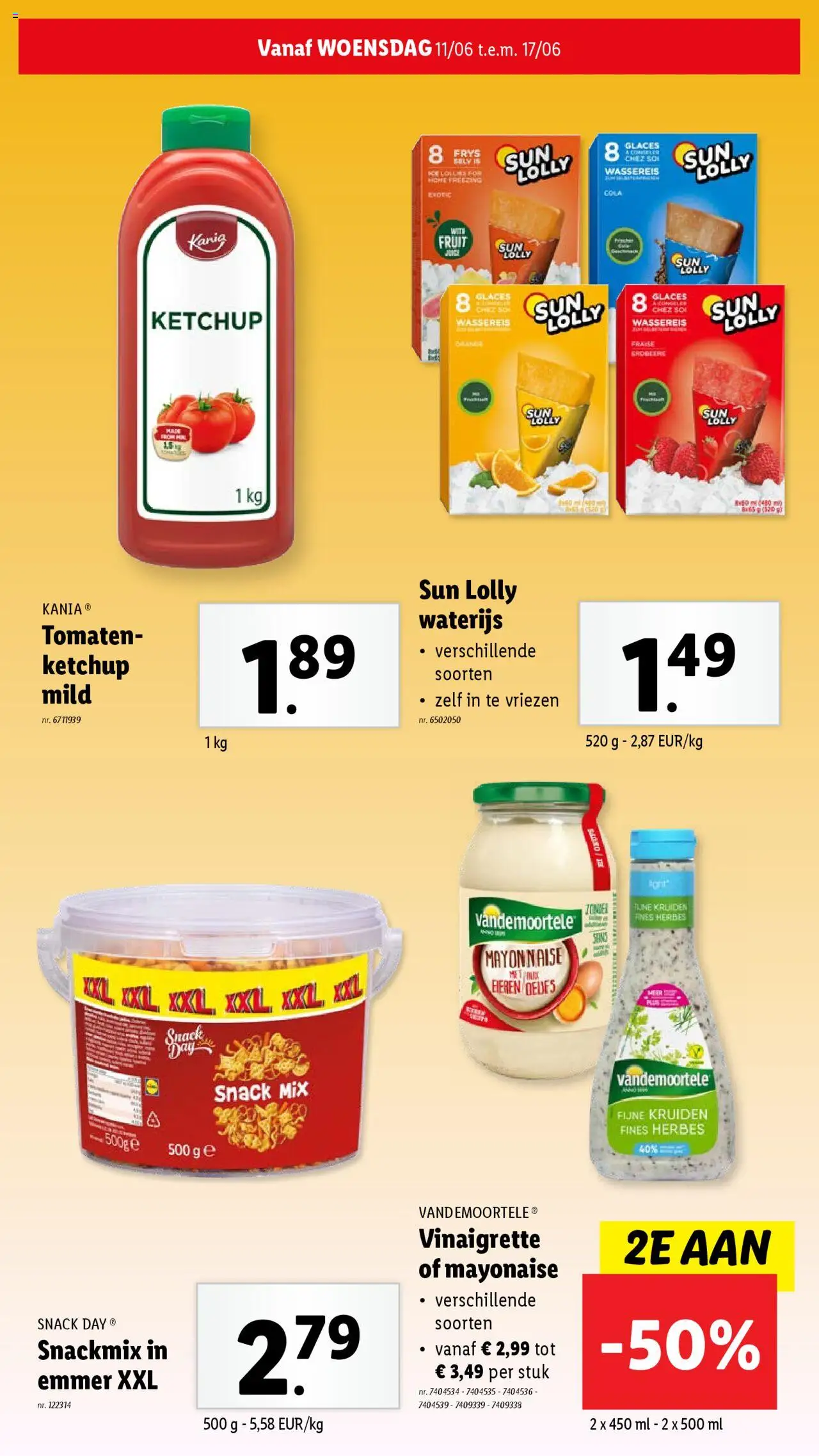  | Pagina: 25 | Producten: Ketchup, Fruit, Keksajt, Eieren