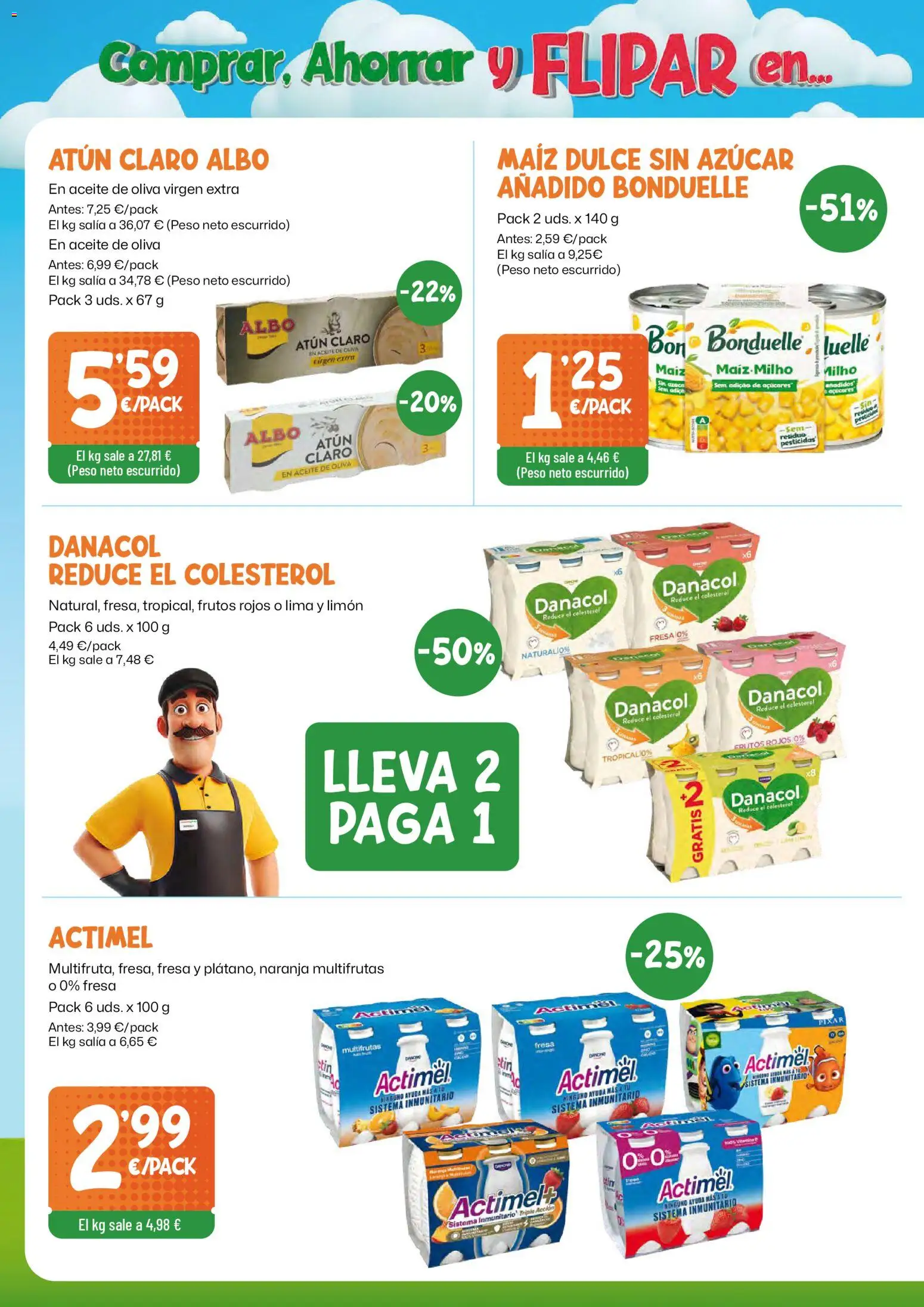 AhorraMas folleto │ válido desde el 26.02.2026 | Página: 6 | Productos: Aceite, Aceite de oliva virgen extra, Peso, Atún claro