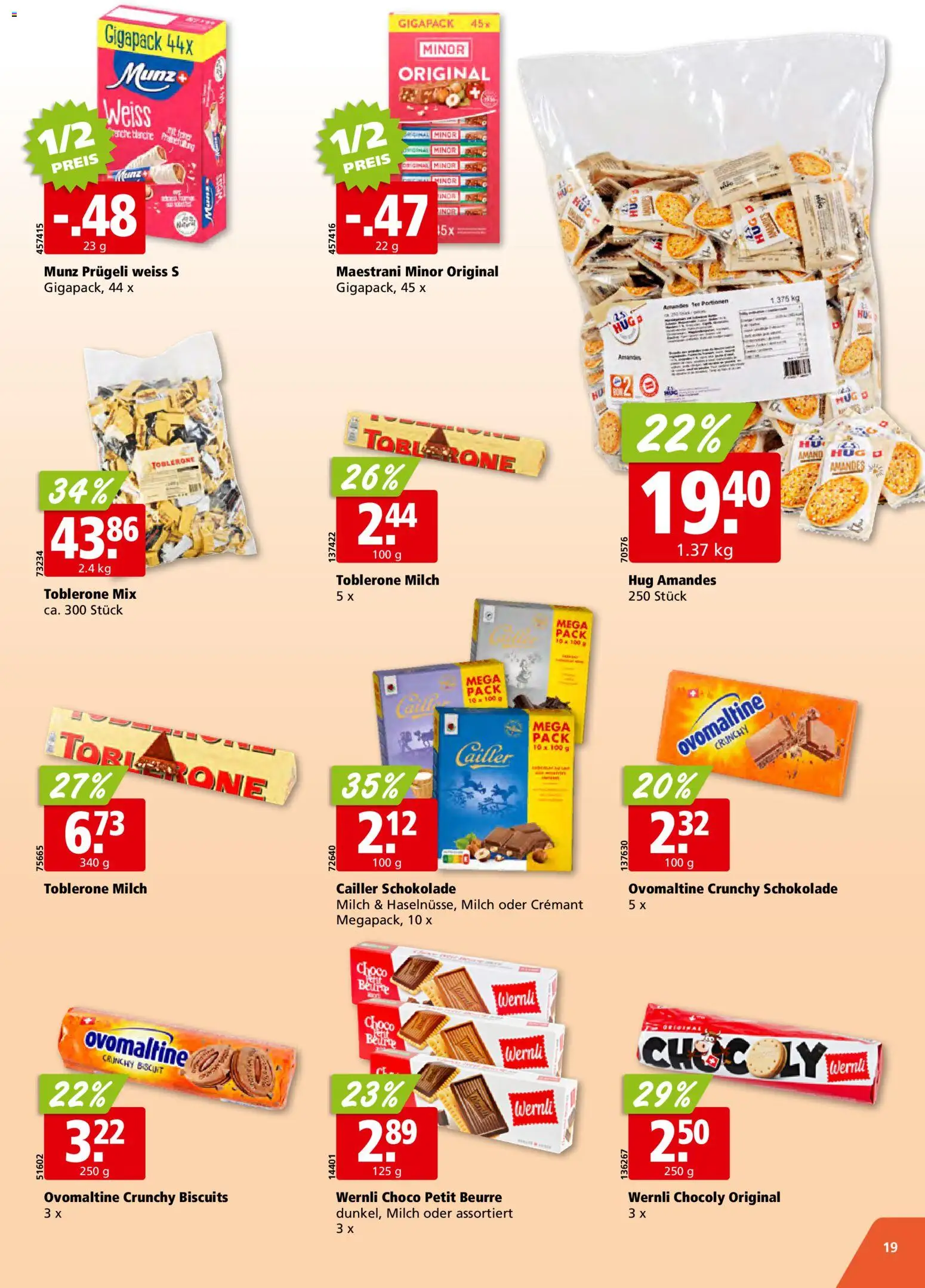 Aligro Aktionen – gültig ab 02.03.2026 | Seite: 19 | Produkte: Milch, Schokolade