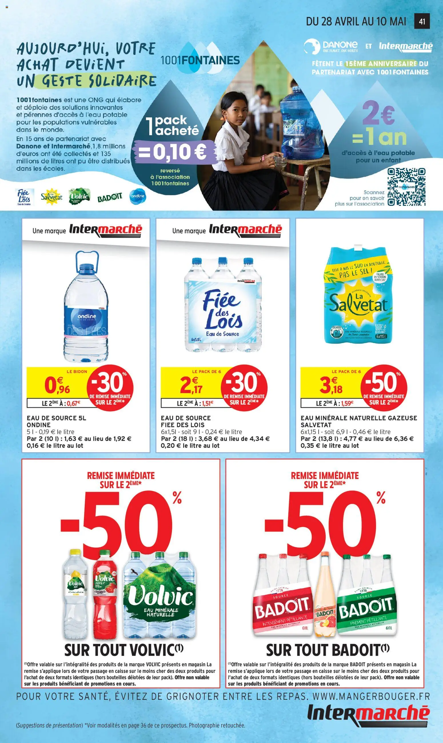 {H1} | Page: 33 | Produits: Volvic, Salvetat, Sel, Eau minérale naturelle