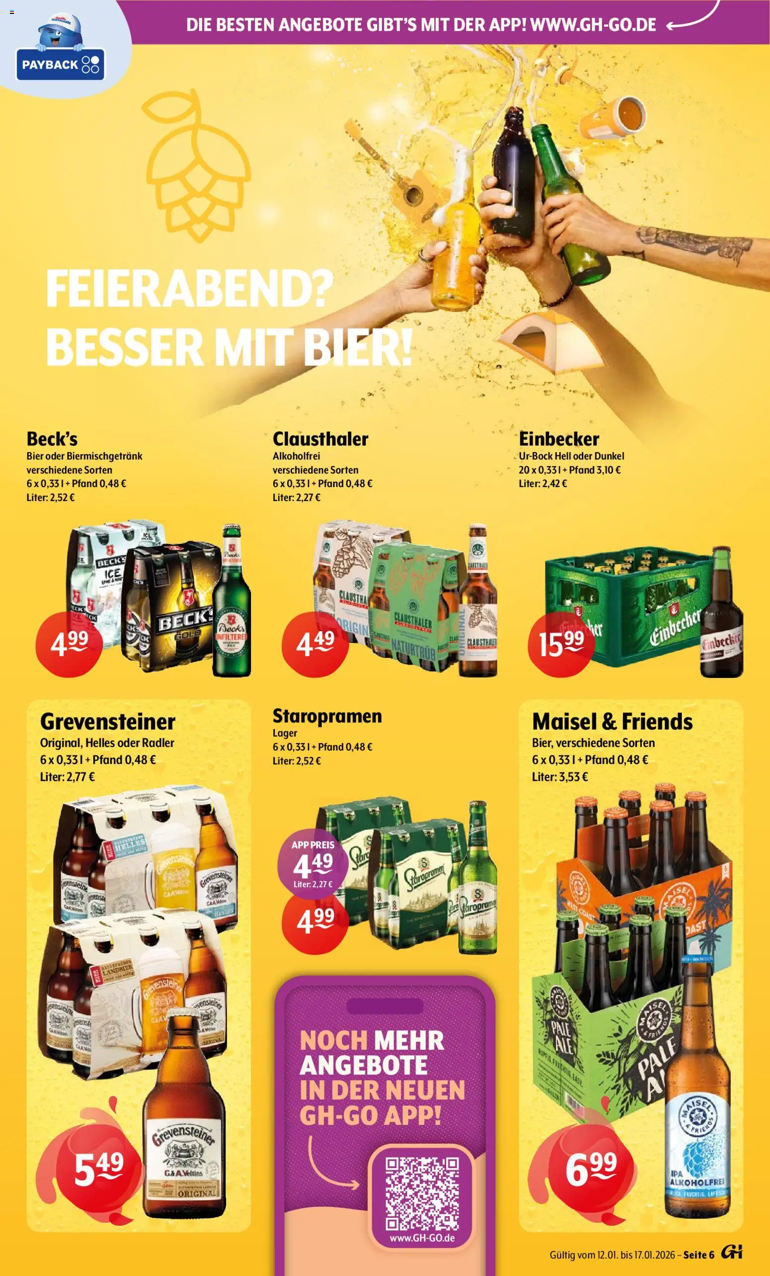 Getränke Hoffmann - Hamburg – gültig ab 12.01.2026 | Seite: 6 | Produkte: Bier, Radler, Veltins