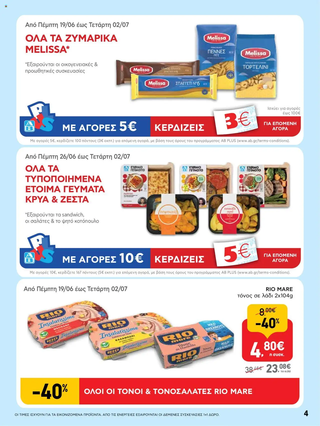  | Σελίδα: 4 | Προϊόντα: Λάδι, Σαλάτα, Τόνος, Τόνος σε ελαιόλαδο