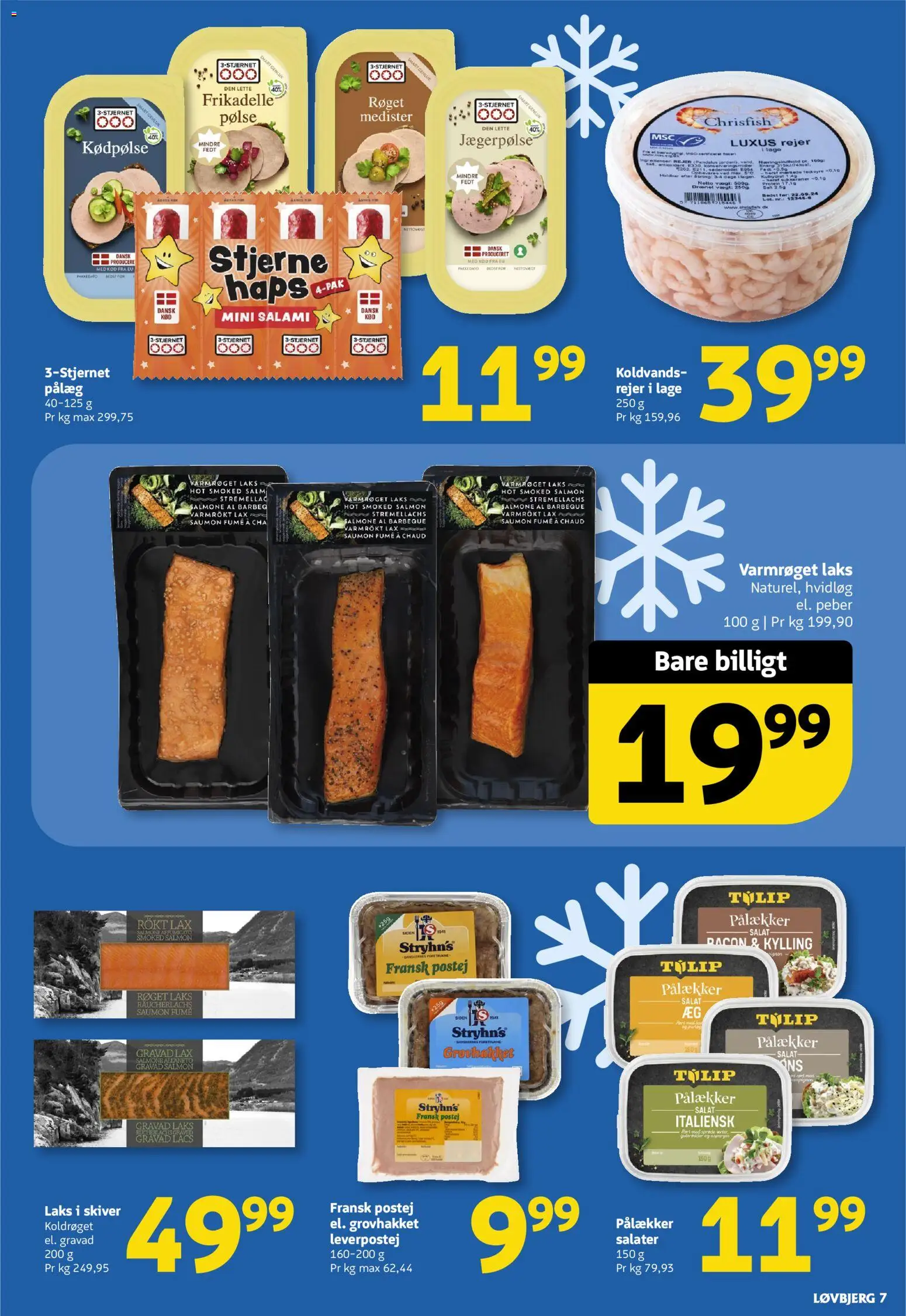 Løvbjerg tilbudsavis – gyldig fra 20.02.2026 | Side: 7 | Produkter: Salat, Pålæg, Peber, Rejer