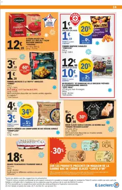 E.Leclerc - Prévisualisation de POMMES DAUPHINE SURGELÉES "POM'LISSE", 500 g. valide à partir de 16.12.2025 | Page: 39