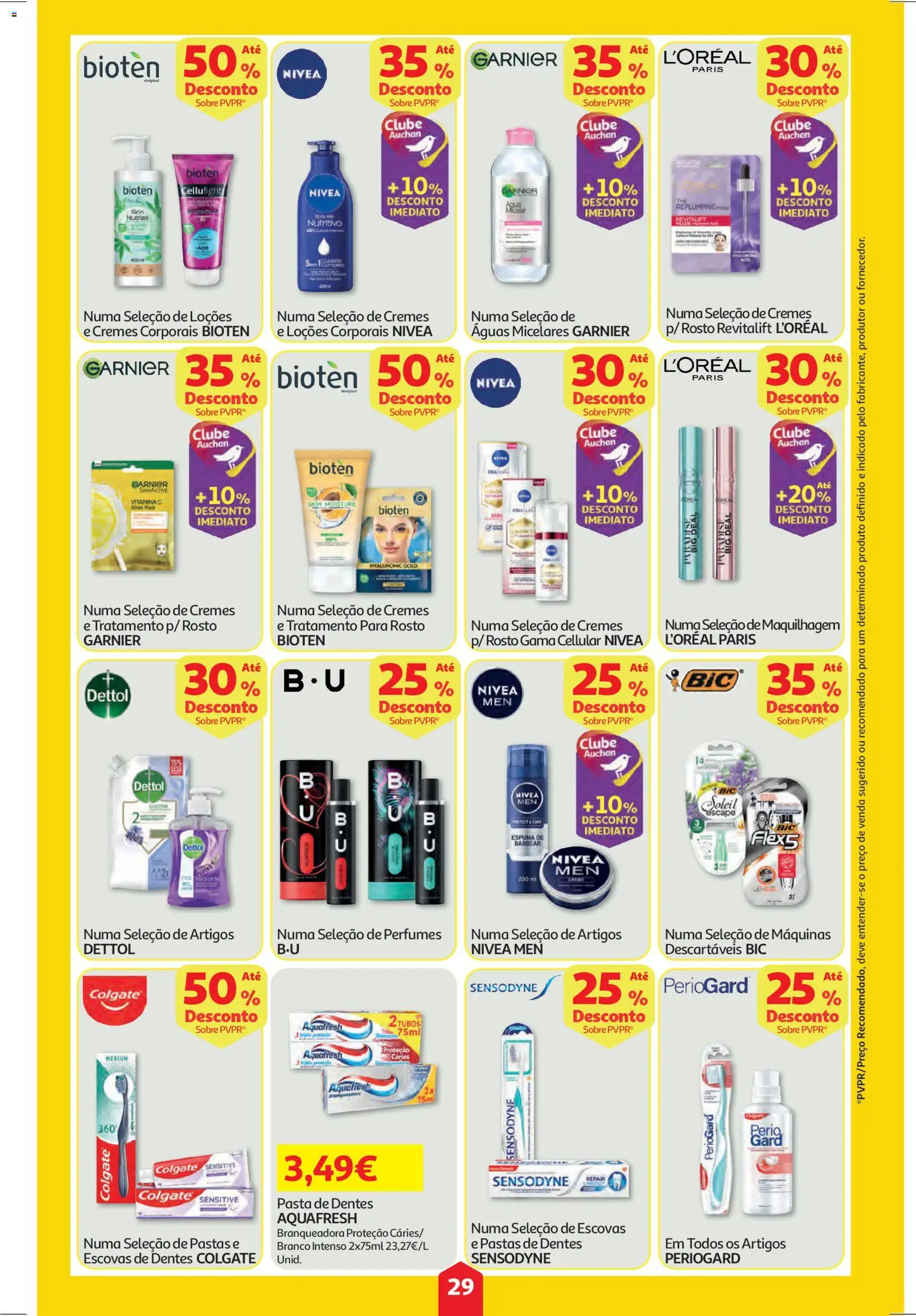 Auchan folheto │ válido de 15.01.2026 | Página: 29 | Produtos: Perfumes, Maquilhagem, Pasta de dentes, Vitamina c