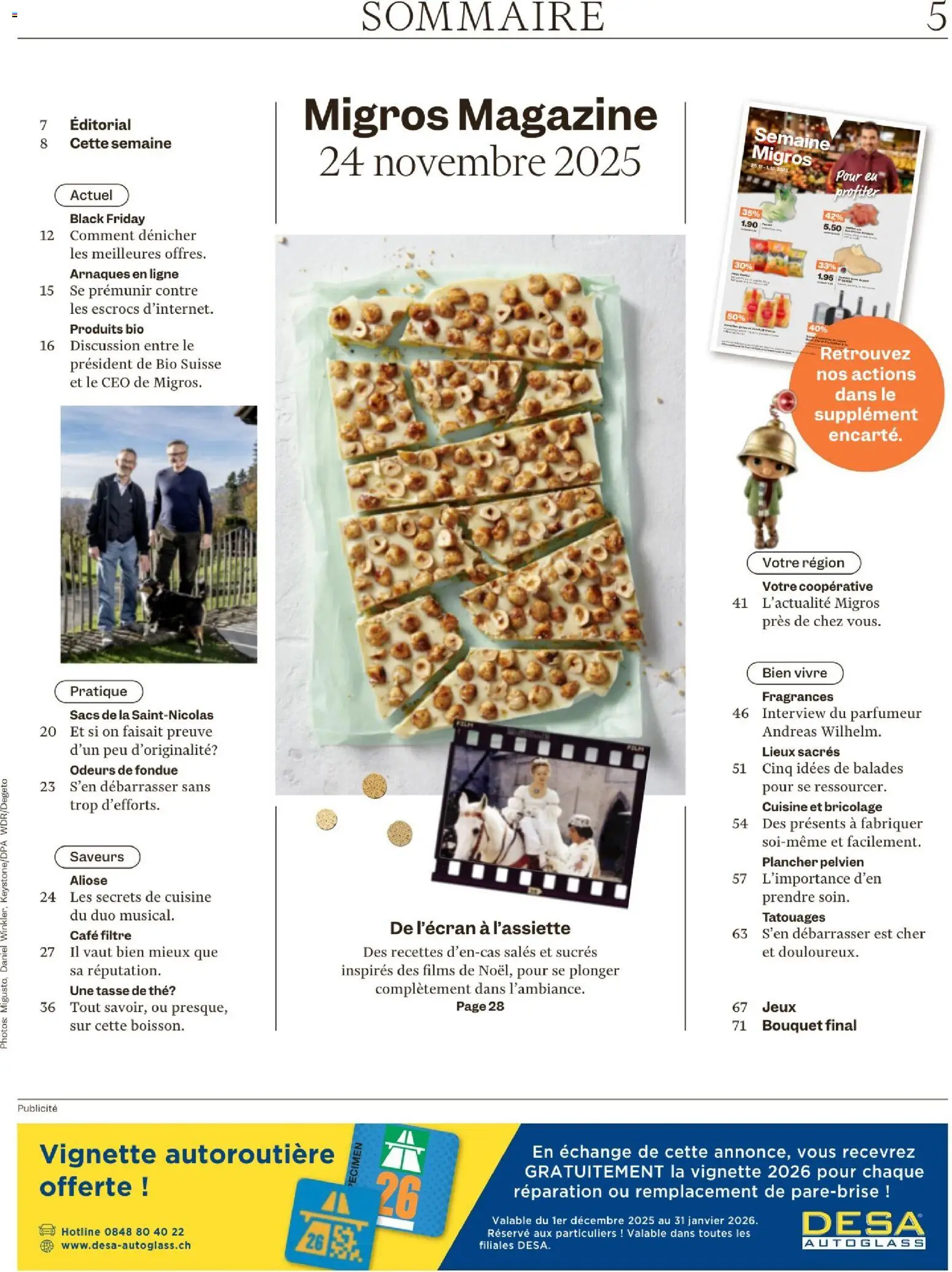 Migros Magazin FR – gültig ab 24.11.2025 | Seite: 5 | Produkte: Fondue