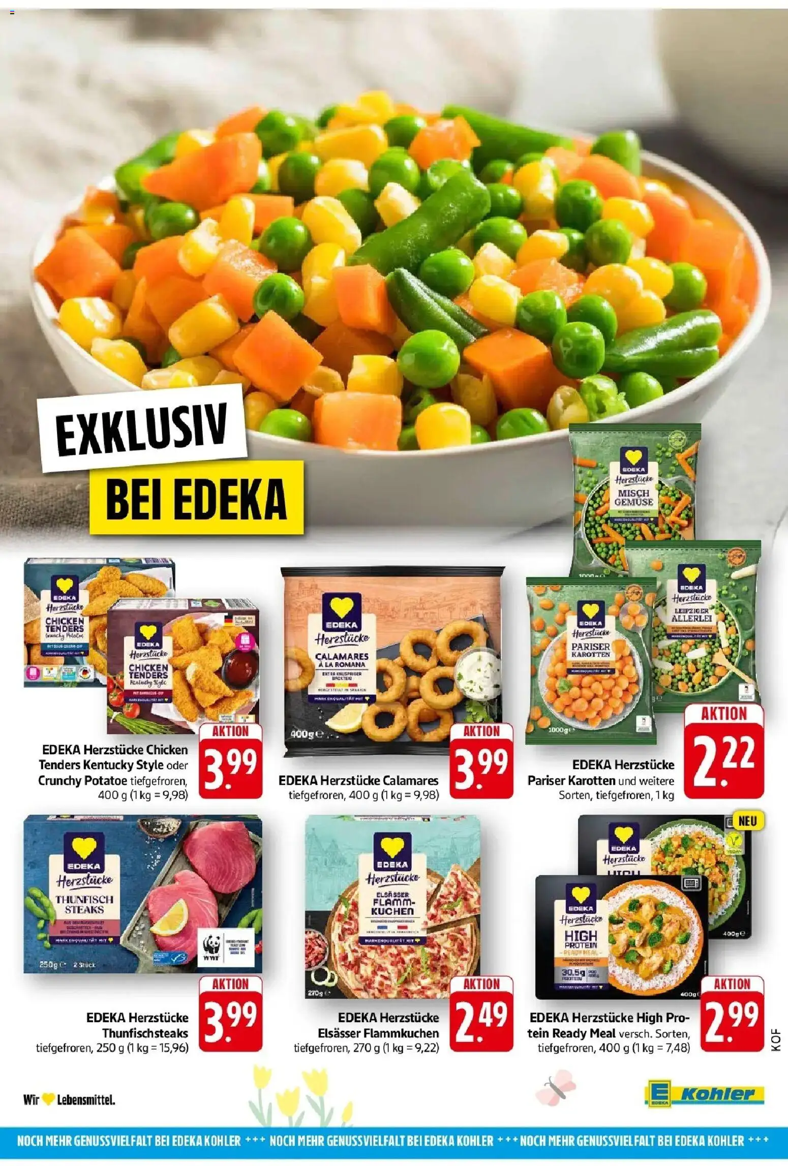 E center Prospekt Offenburg	 – gültig ab 23.03.2026 | Seite: 50 | Produkte: Thunfisch, Gemüse, Kuchen