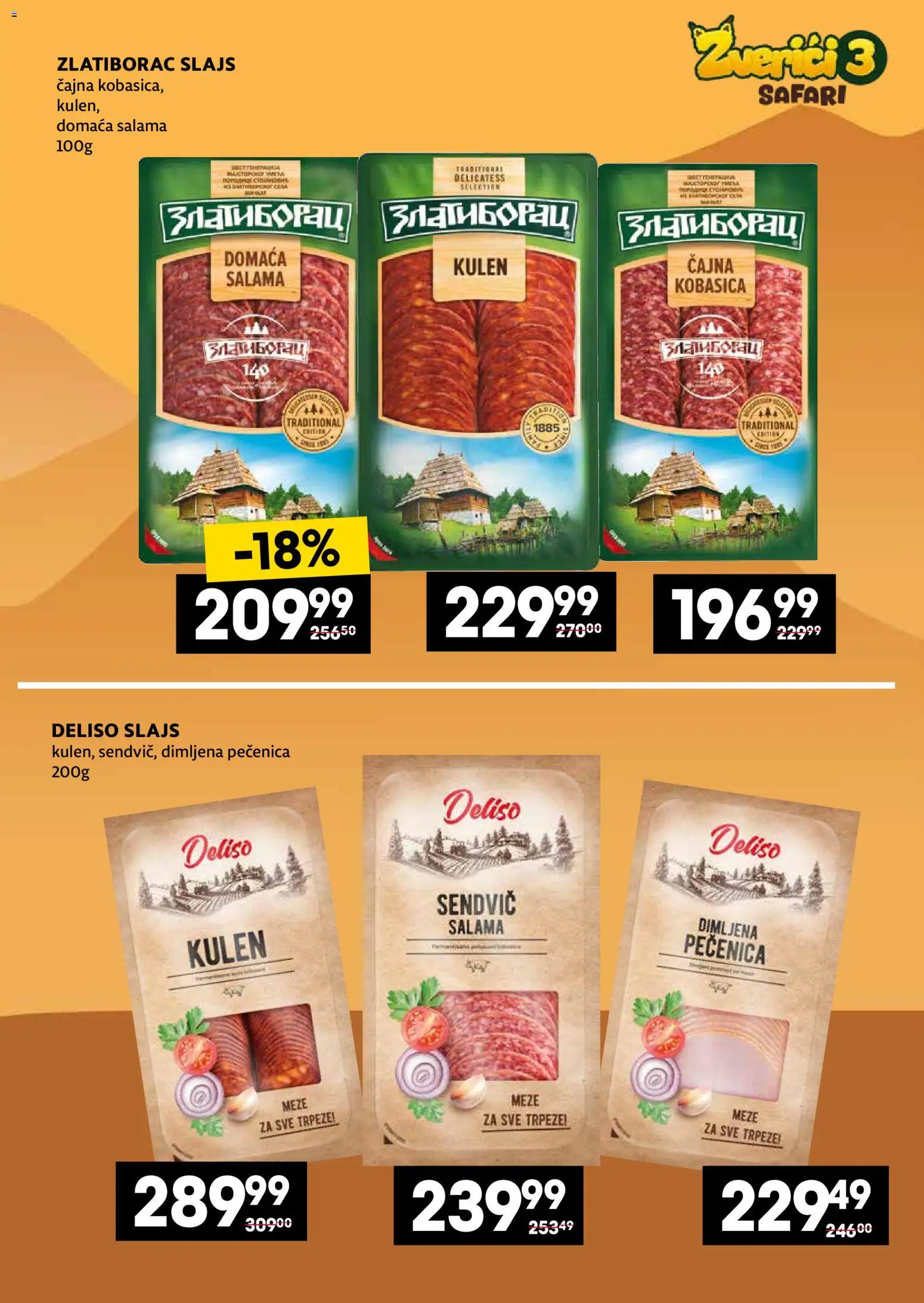 Idea katalog - važi od 09.03.2026 | Strana: 5 | Proizvode: Kulen, Salama, Kobasica, Pečenica