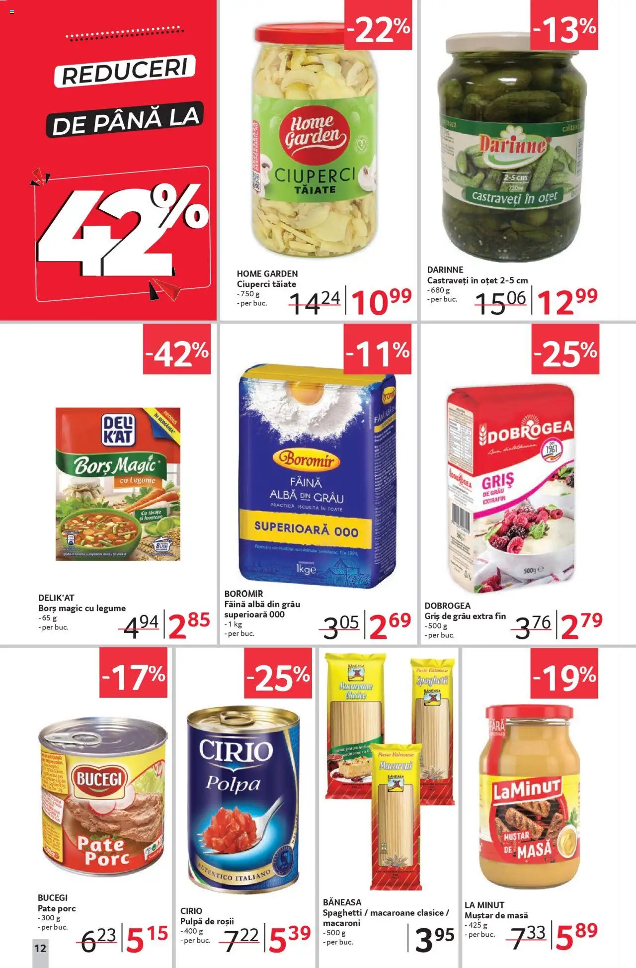 Noul catalog Selgros – valabil de la 19.09.2025 | Pagină: 12 | Produse: Oțet, Roșii, Muștar, Legume
