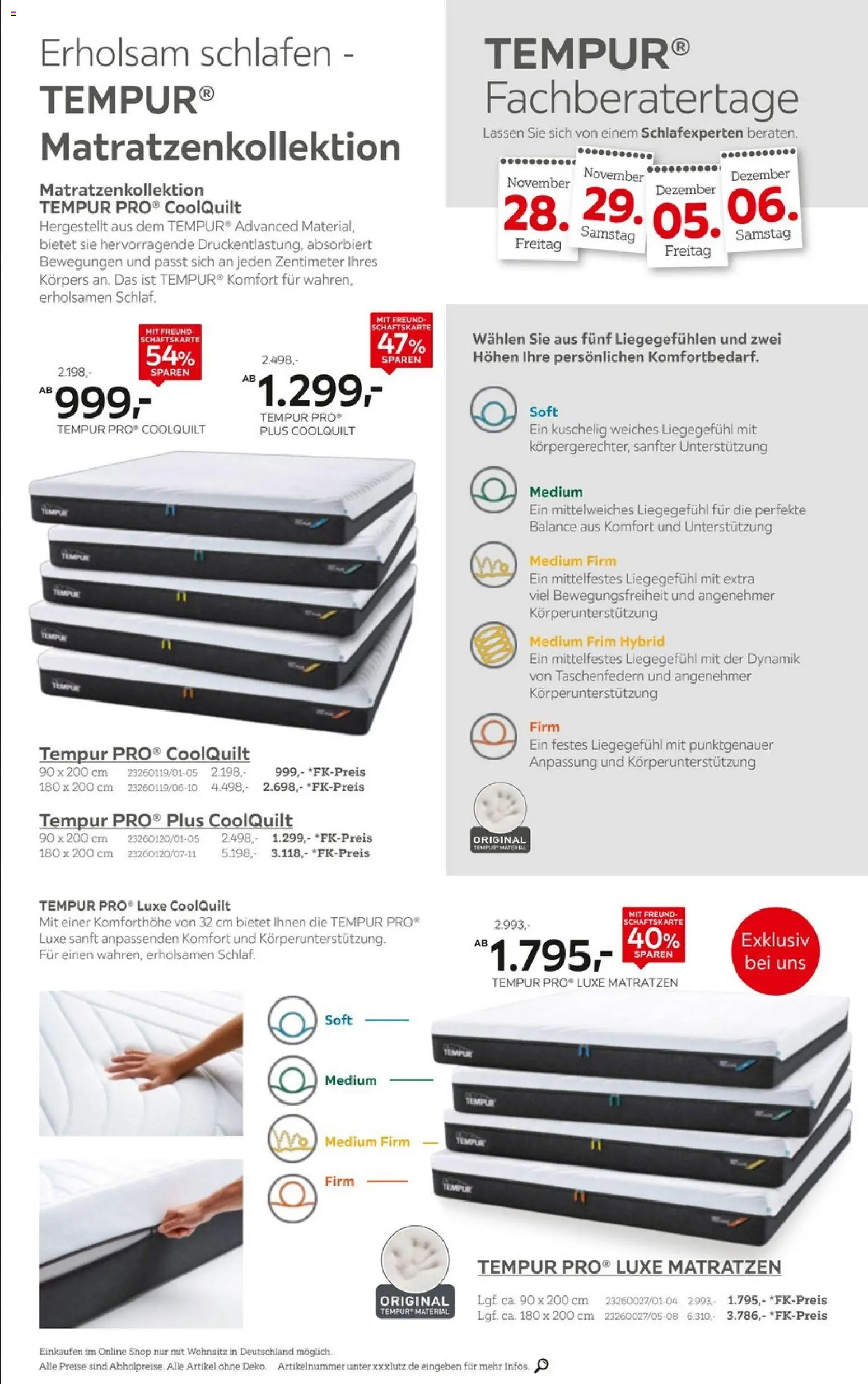 XXXL Lutz - TEMPUR – gültig ab 23.11.2025 | Seite: 2