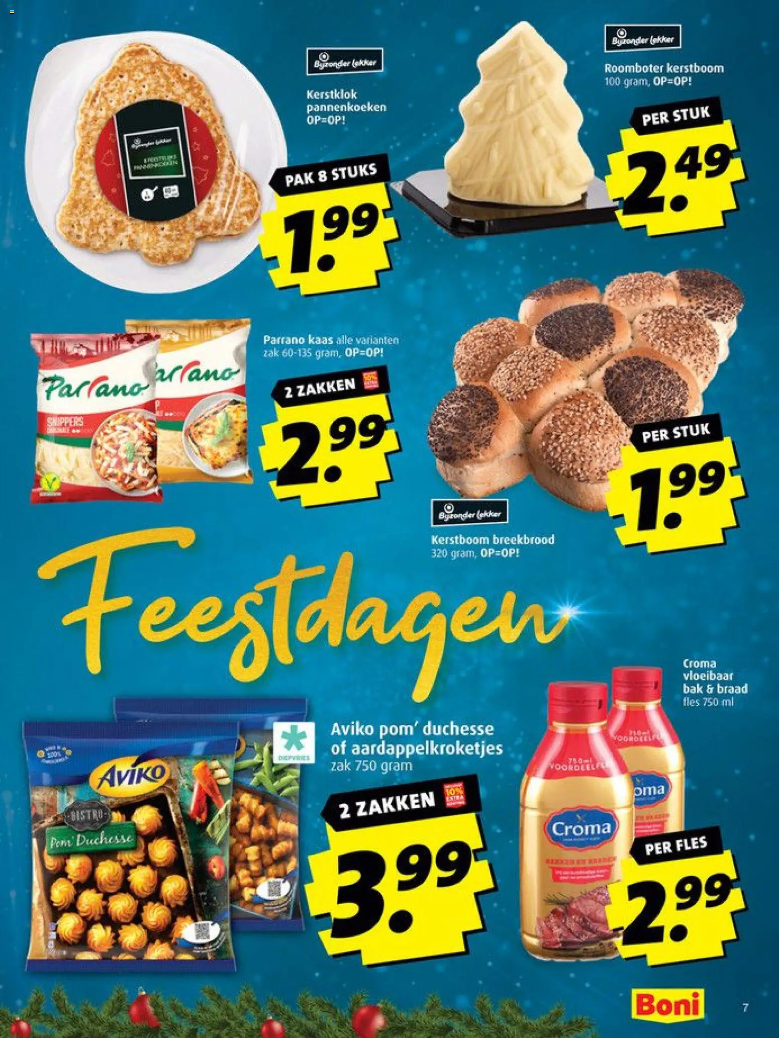 {H1} | Pagina: 7 | Producten: Kaas, Fles, Pannenkoeken, Roomboter