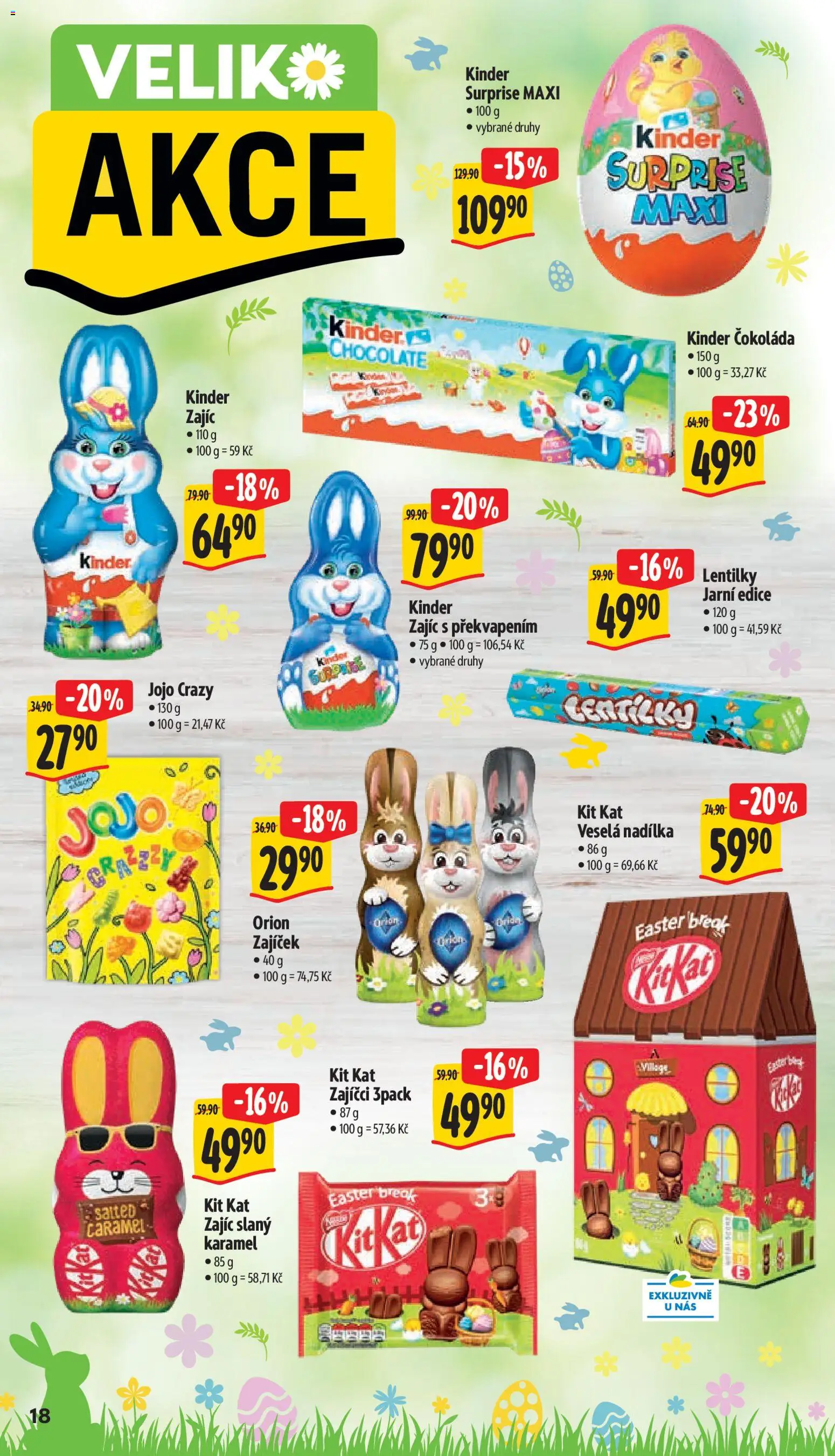 Albert leták - Supermarket od 04.03.2026 | Strana: 28 | Produkty: Slaný karamel, Čokoláda, Kinder čokoláda, Kinder