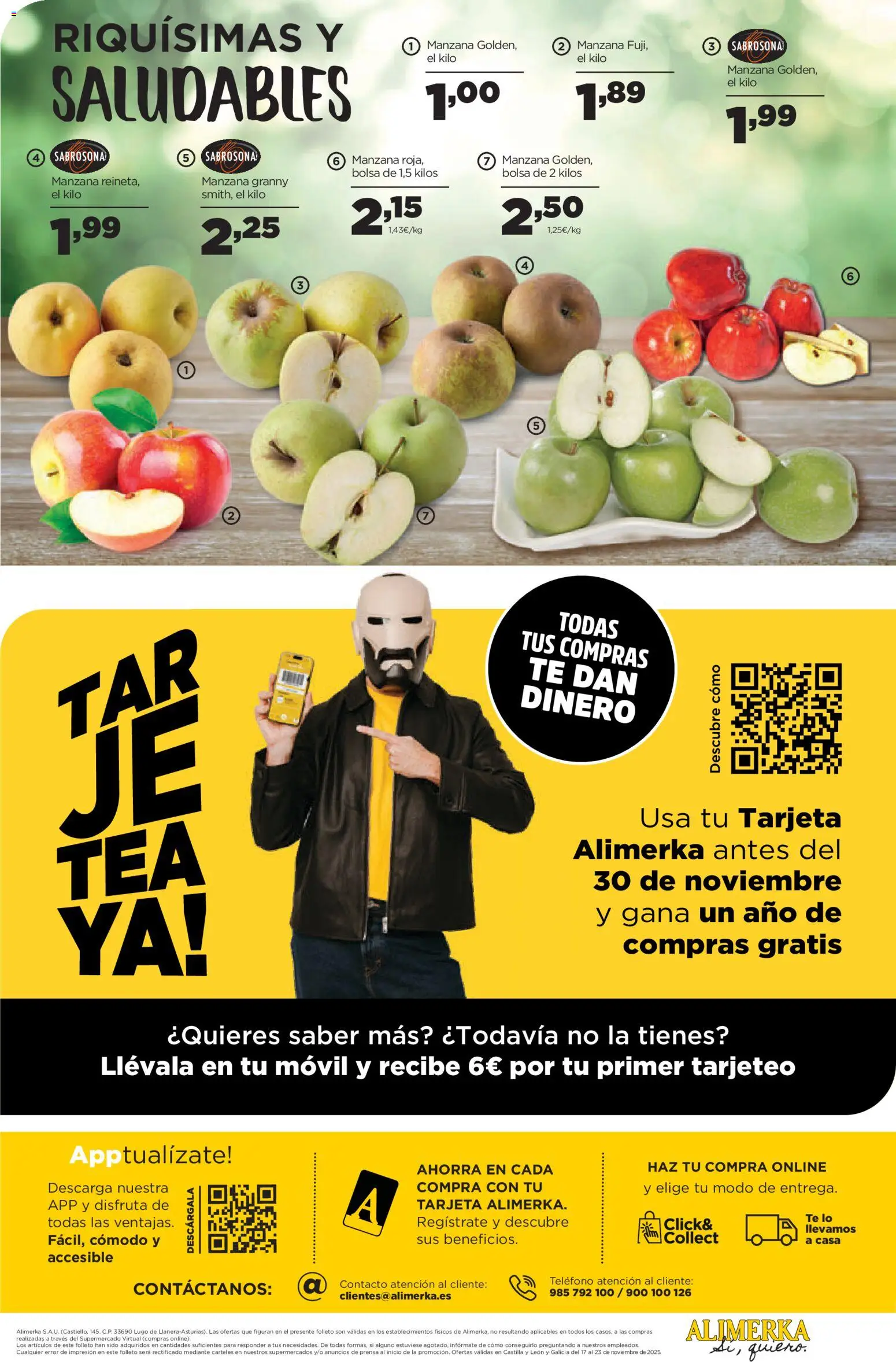 Alimerka folleto Castilla y León │ válido desde el 17.11.2025 | Página: 12 | Productos: Té, Teléfono, Bolsa, Prensa