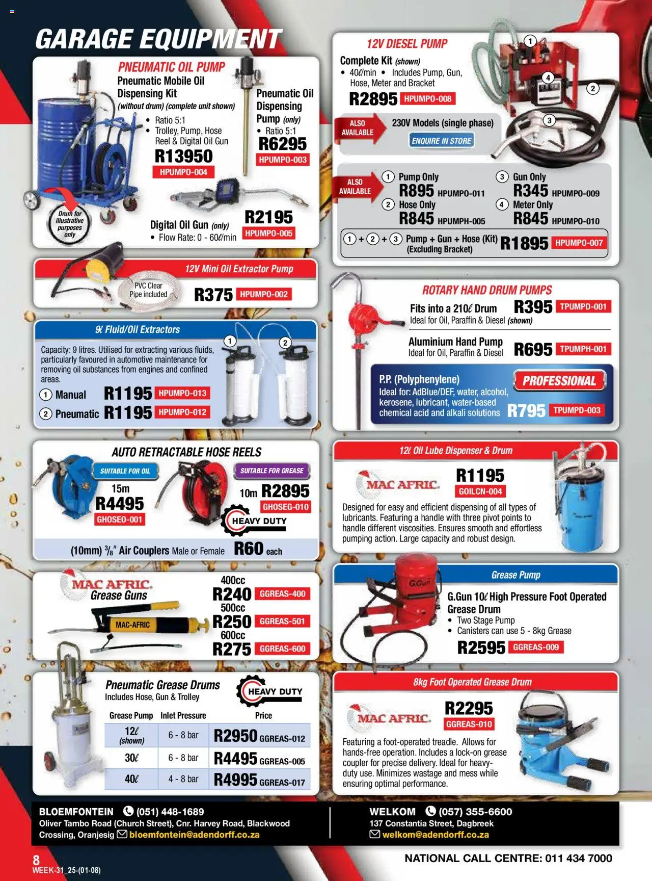 Adendorff Specials │ valid from 01.08.2025 | Page: 10 | Products: Pumps, Oil, Pipe