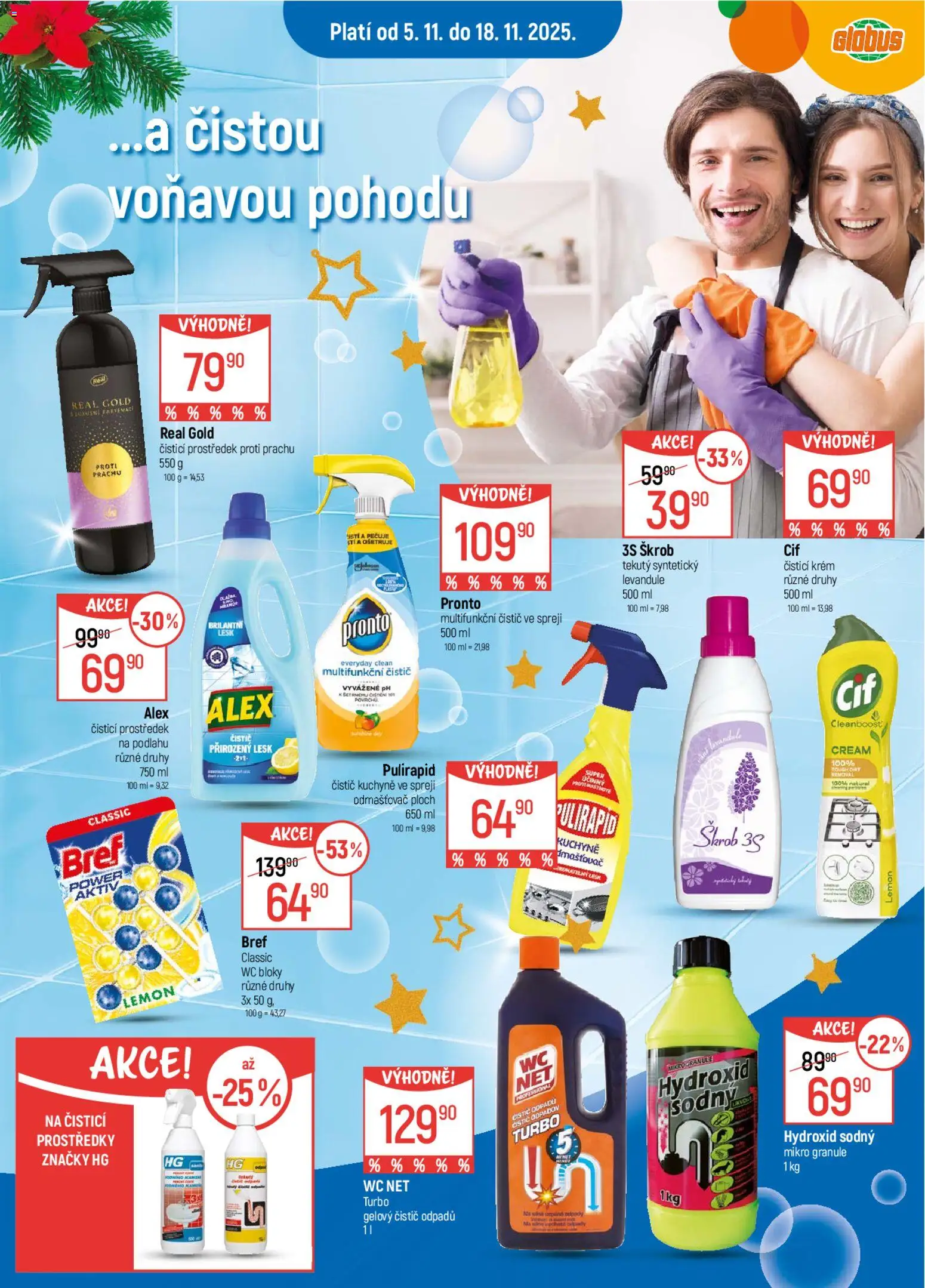 Globus leták od 05.11.2025 | Strana: 14 | Produkty: Čistící prostředek, Globus, Krém, Kuchyně
