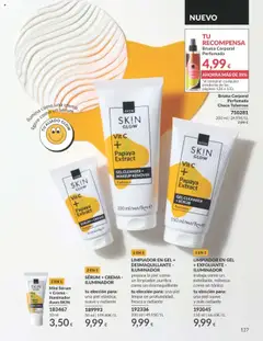 Mini Sérum + Crema - Iluminador Avon SKIN, Mini Sérum + Crema - Iluminador Avon SKIN │ válido desde el 01.09.2025 | Página: 127 | Productos: Iluminador, Sérum, Crema, Γαύρος