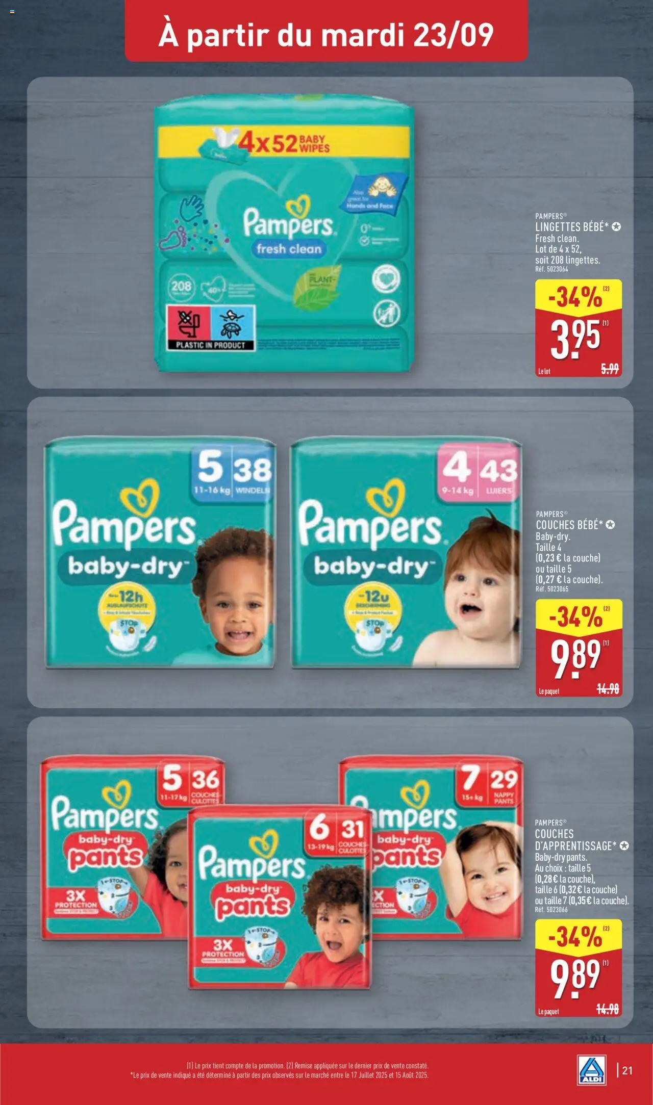  | Page: 23 | Produits: Couches, Pampers