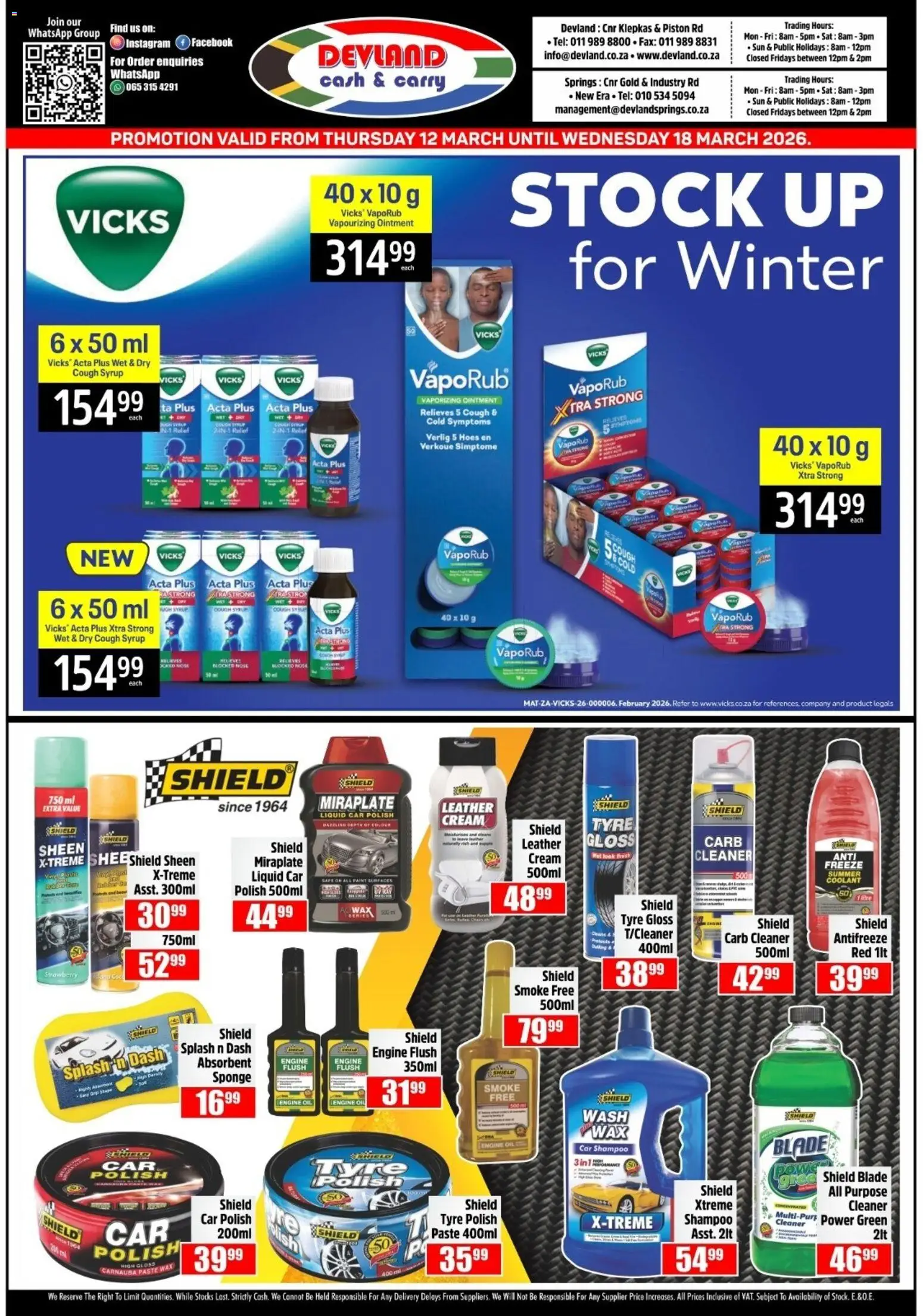 New Devland catalogue – valid from 12.03.2026 | Page: 1 | Products: Couch, Wax, Oil, Stock