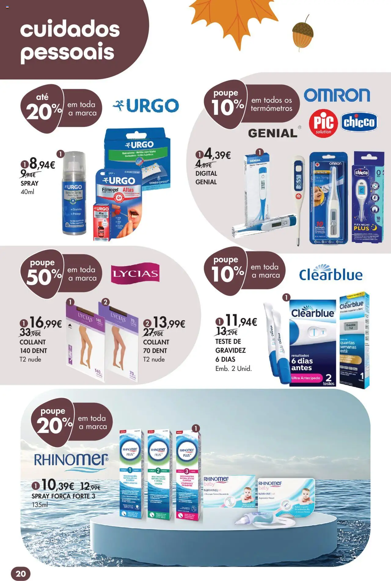 Pingo Doce - Bem Estar Outono Lojas │ válido de 14.10.2025 | Página: 20 | Produtos: Aspirador, Teste de gravidez