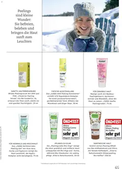 Chemical Peeling Serum, Mildes Peelingserum mit AHA und PHA. Erneuert die Haut sanft, stärkt sie und spendet Feuchtigkeit. 20 ml ab 01.01.2026 gültig | Seite: 65 | Produkte: Creme, Peeling, Serum