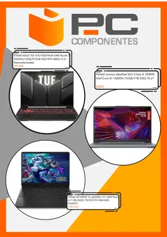 Vista previa PC Componentes Cyber Week válido desde el 02.12.2025 | Página: 2 | Productos: Portátil HP, Portátil Lenovo