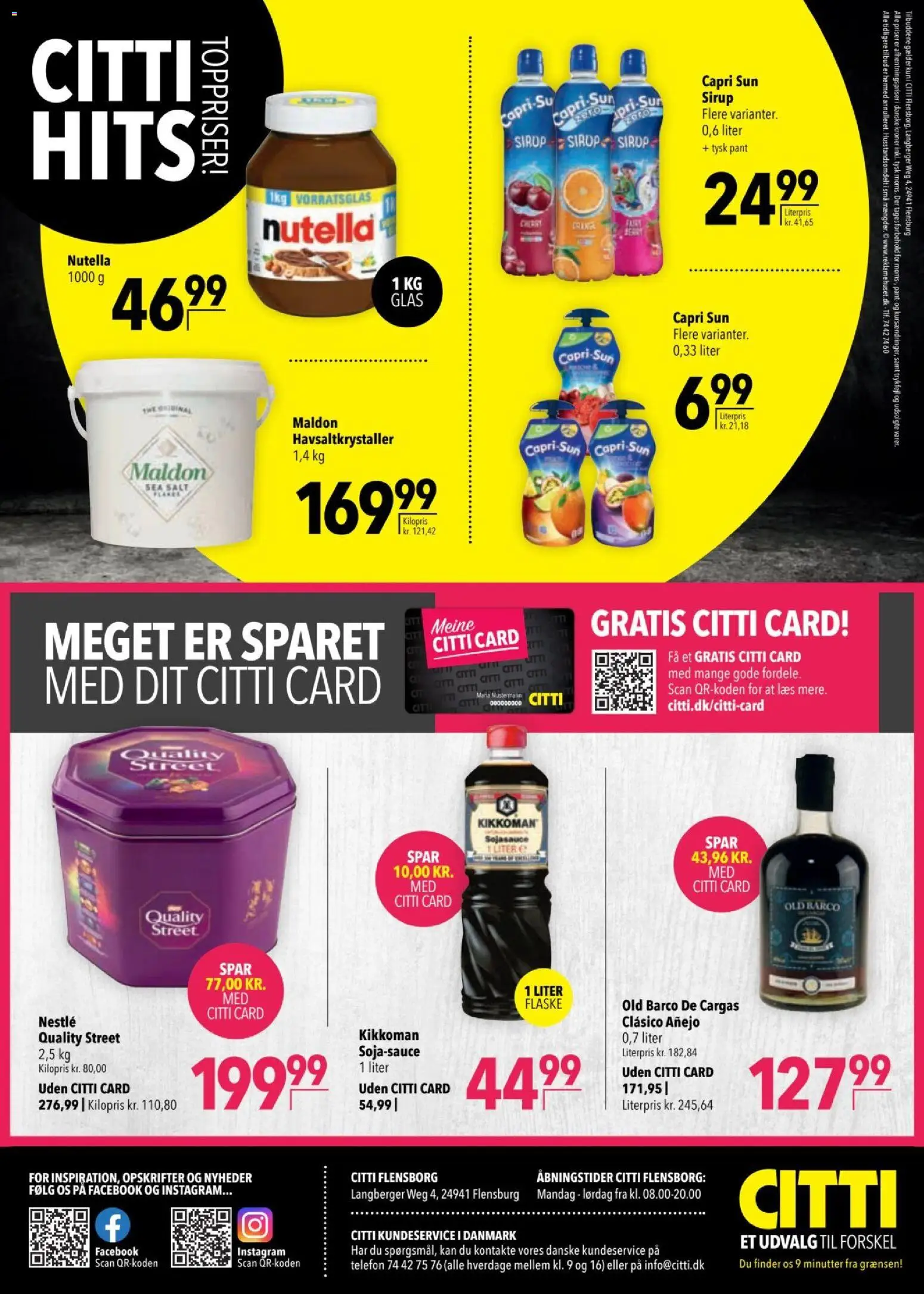 CITTI tilbudsavis – gyldig fra 29.10.2025 | Side: 24 | Produkter: Salt, Telefon, Nutella