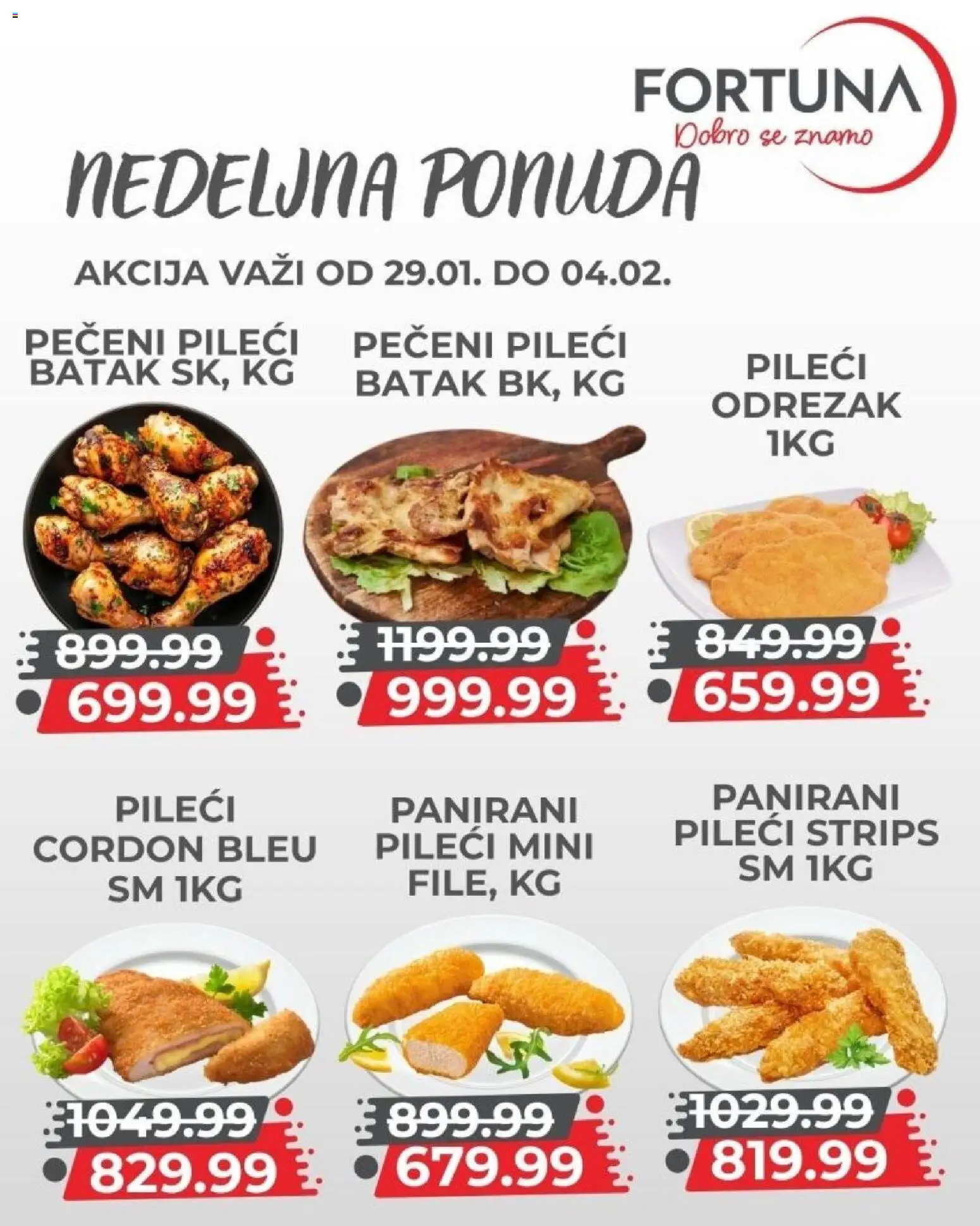 Fortuna Market katalog - važi od 29.01.2026 | Strana: 3 | Proizvode: Pileći batak